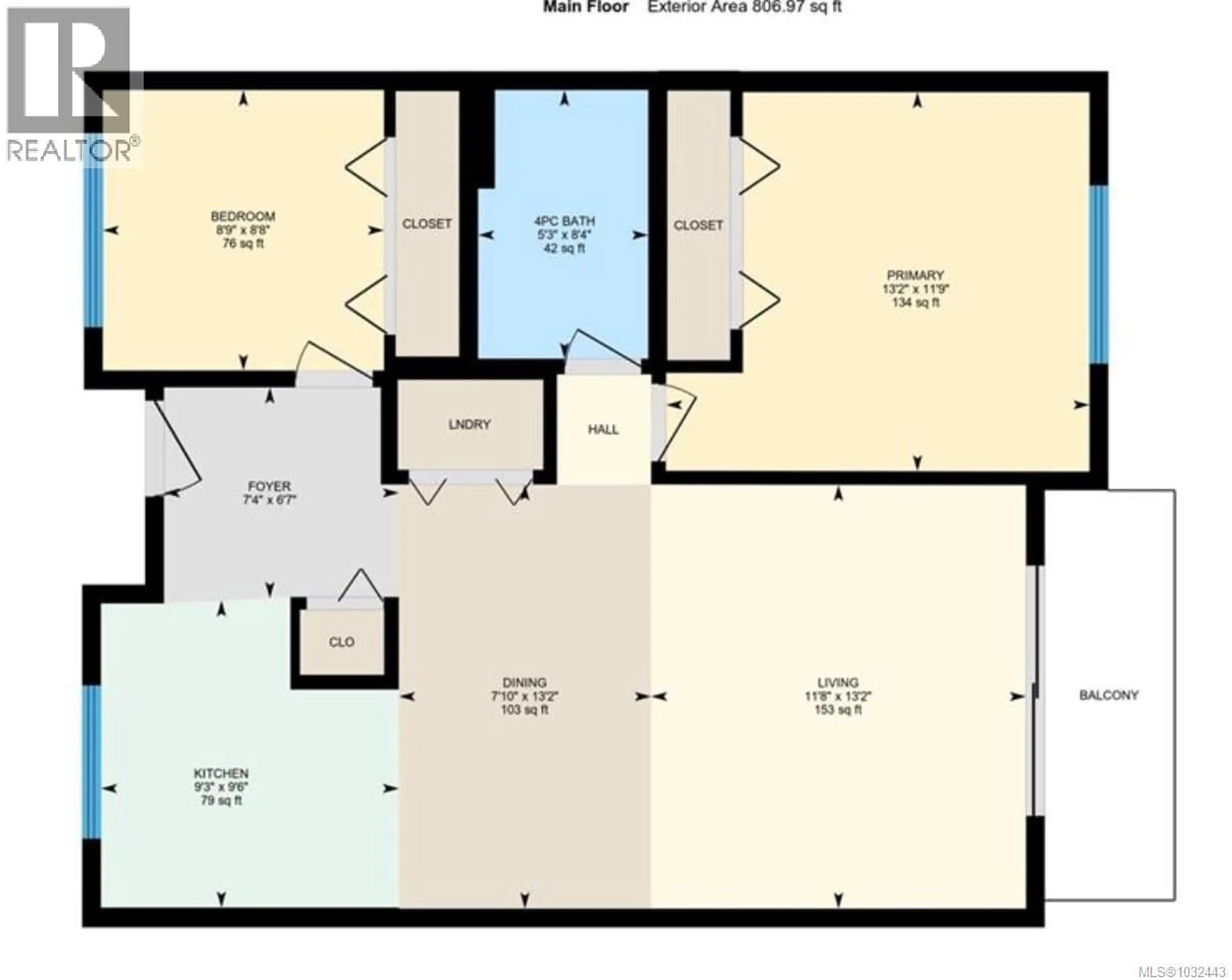 Floor plan for 302 - 840 SHAMROCK PLACE, Comox British Columbia V9M4G4
