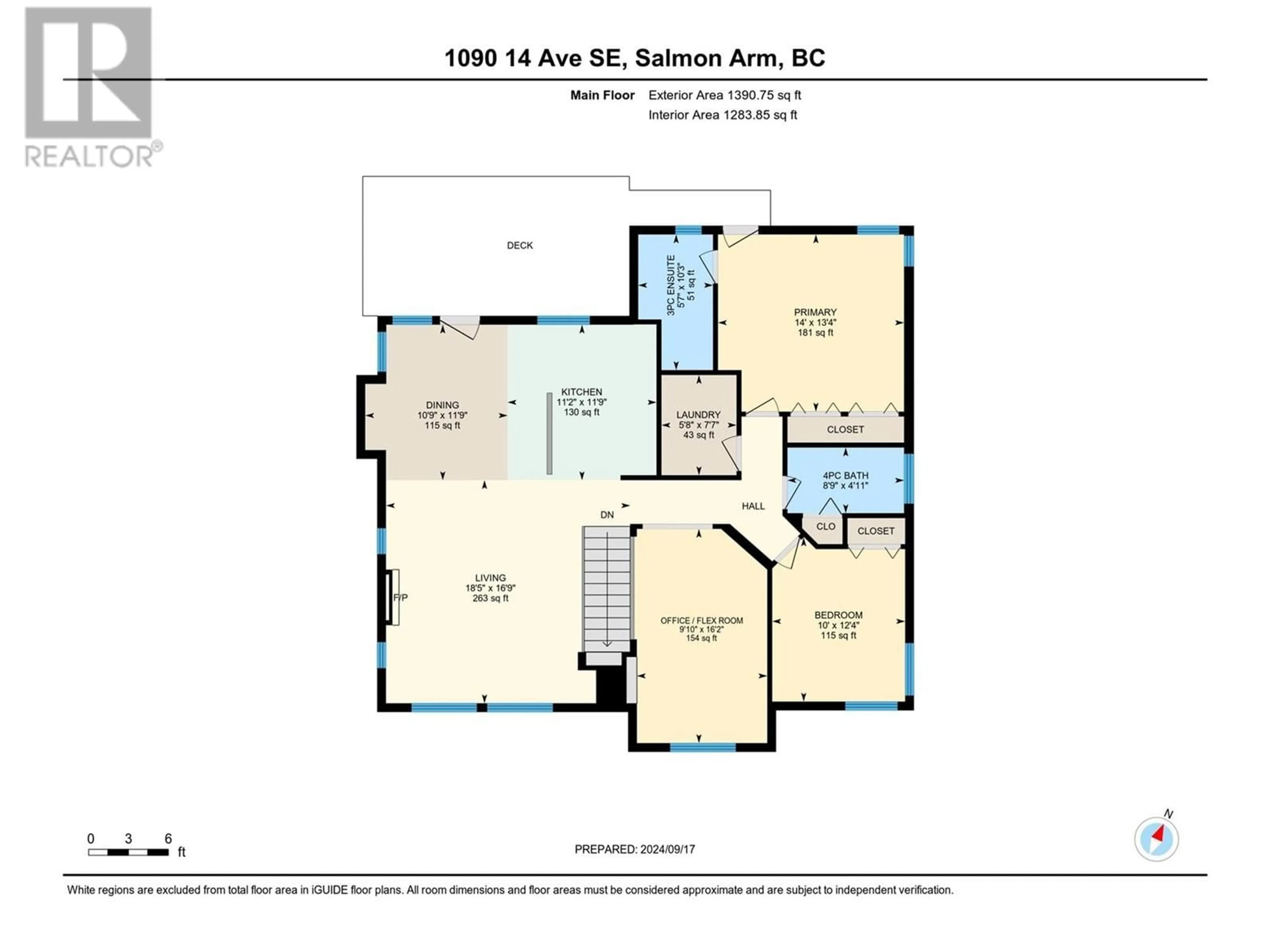 Floor plan for 1090 14 Avenue SE, Salmon Arm British Columbia V1E2R5