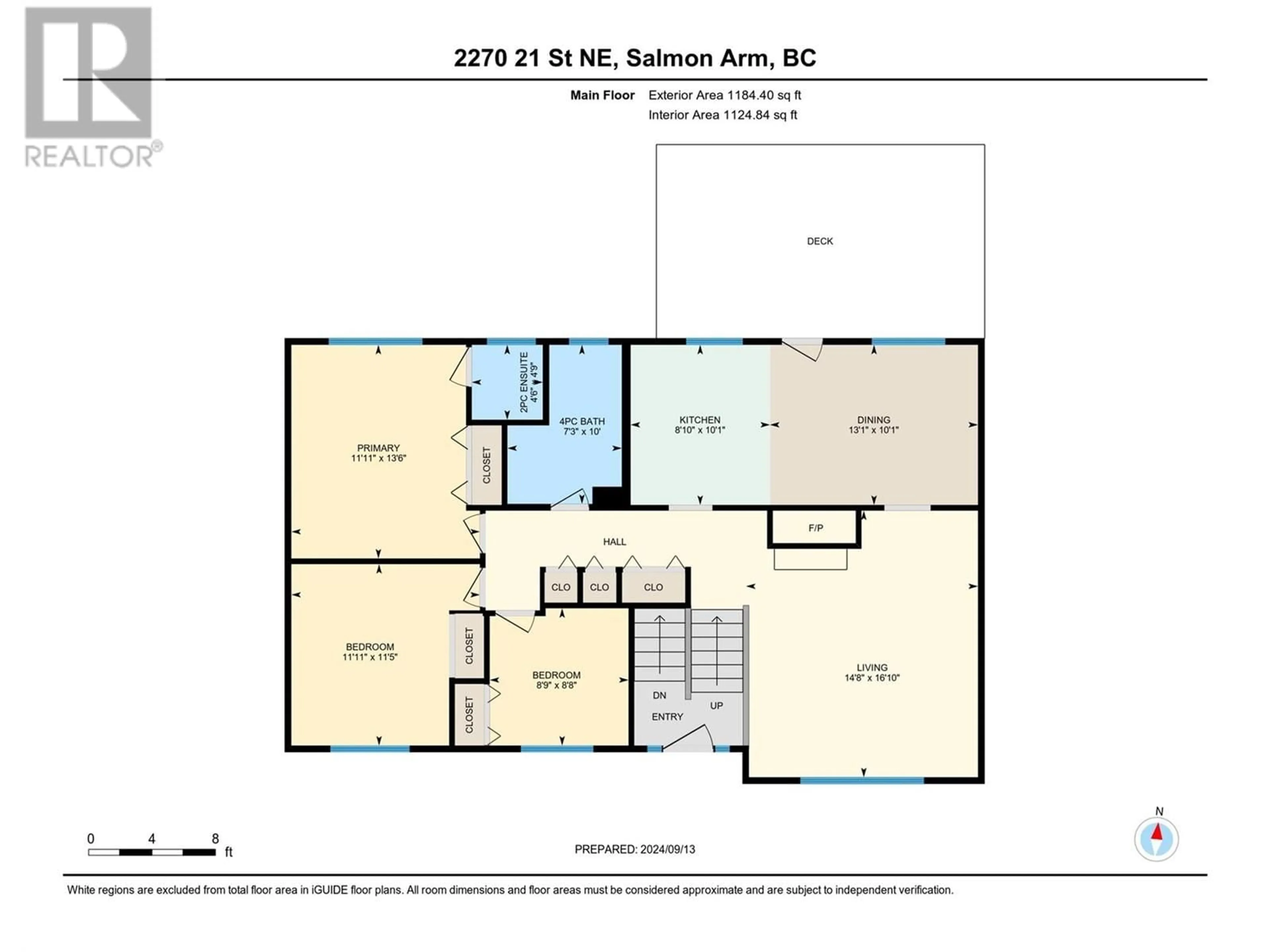 Floor plan for 2270 21 Street NE, Salmon Arm British Columbia V1E3E8