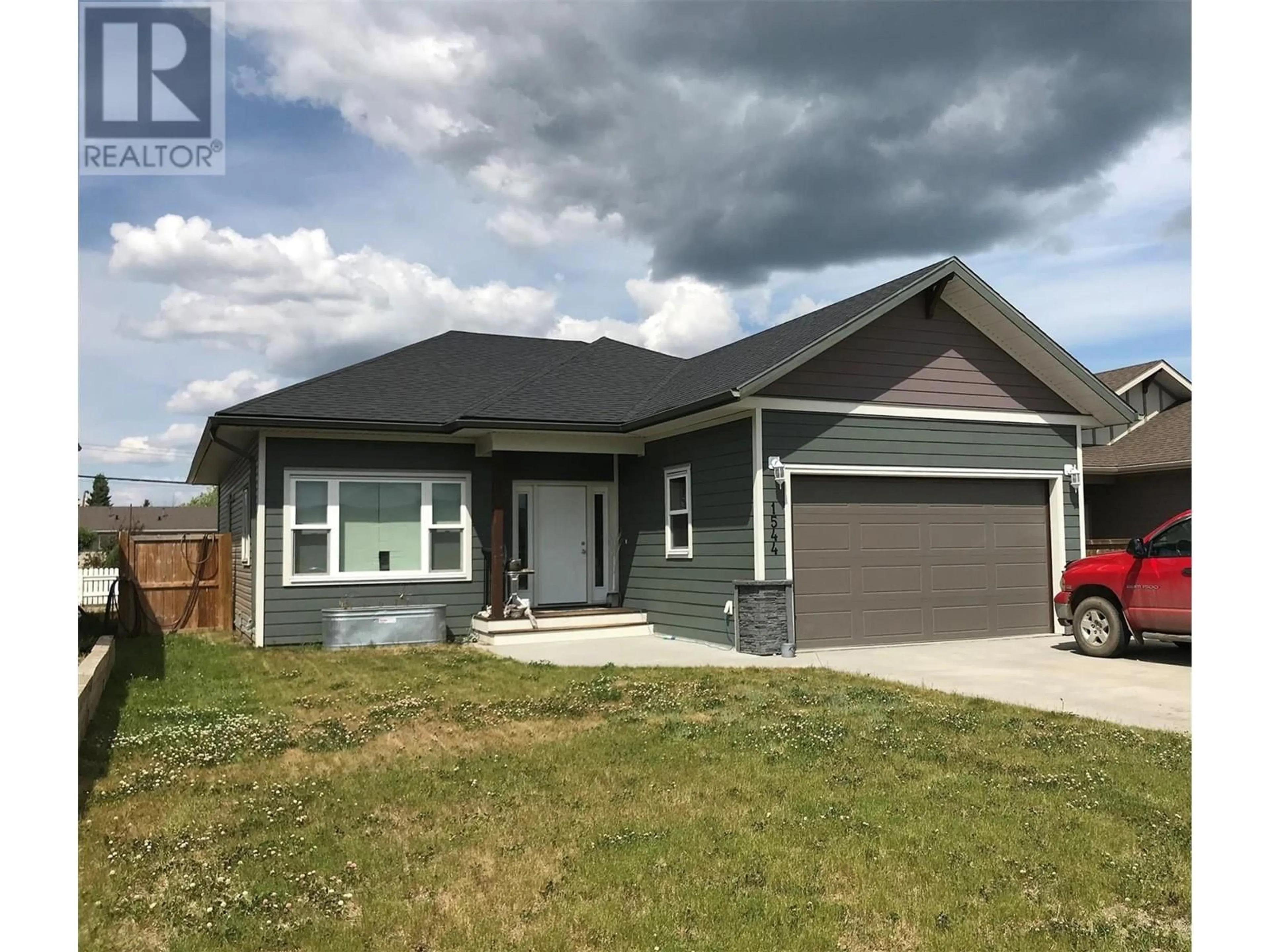 Frontside or backside of a home, the street view for 1544 117 Avenue, Dawson Creek British Columbia V1G0E7