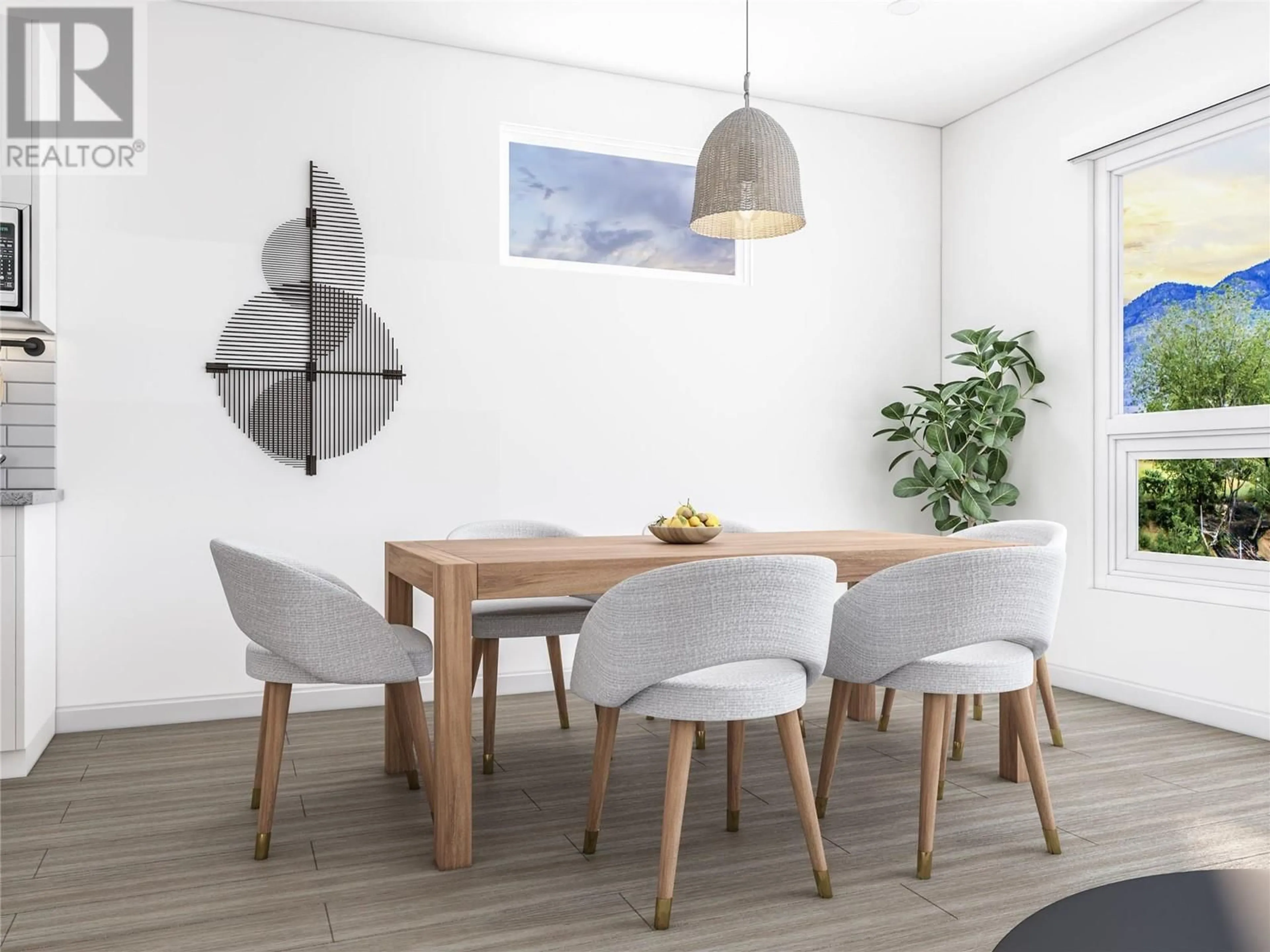 Dining room, wood/laminate floor for 10 - 4601 97TH STREET, Osoyoos British Columbia V0H1V1