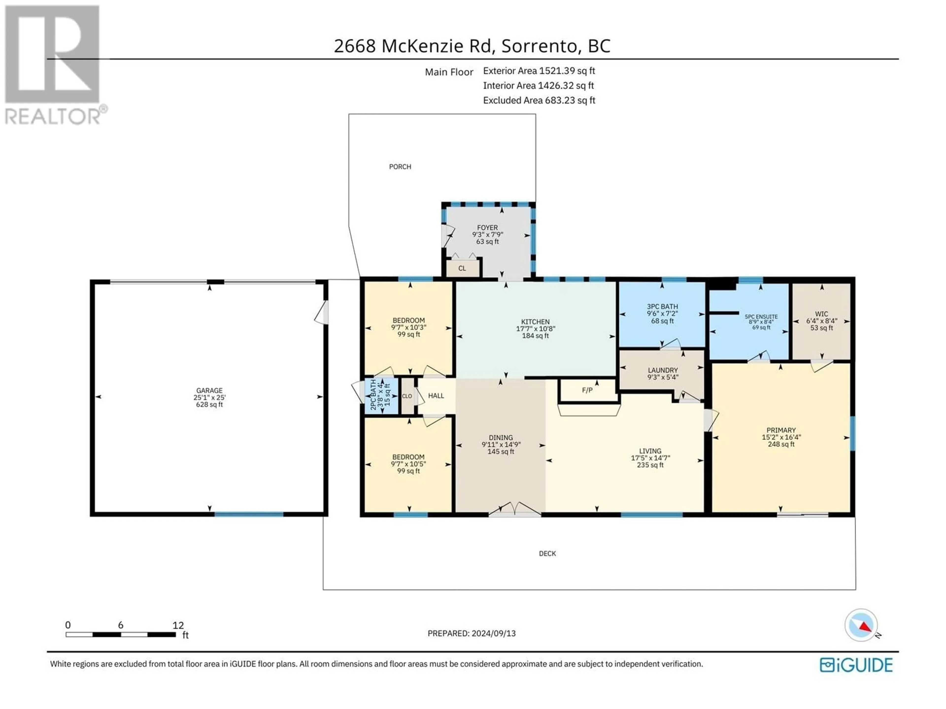 Floor plan for 2668 McKenzie Road, Sorrento British Columbia V0E2W1