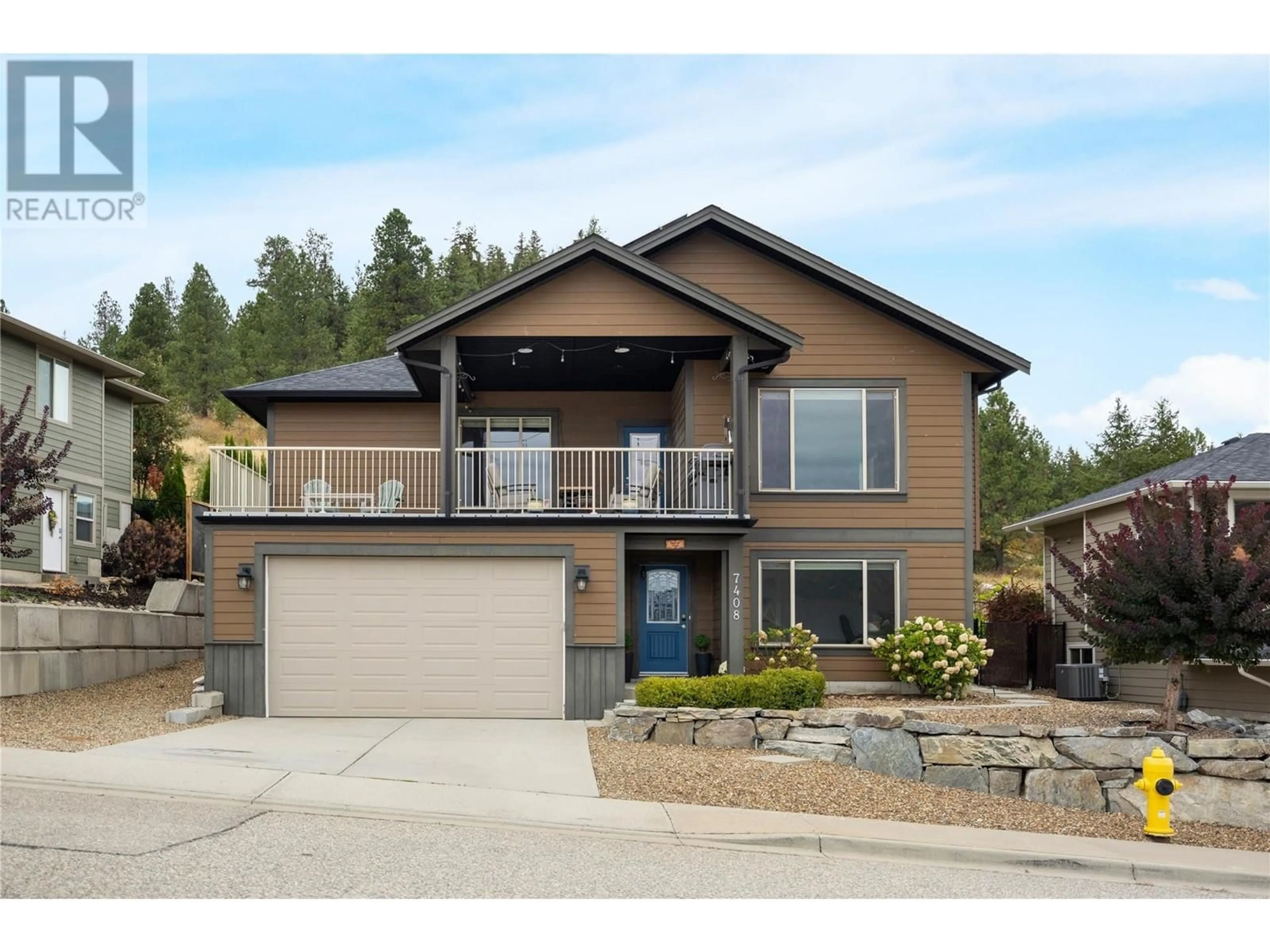 Frontside or backside of a home for 7408 Sun Peaks Drive, Vernon British Columbia V1B4C7