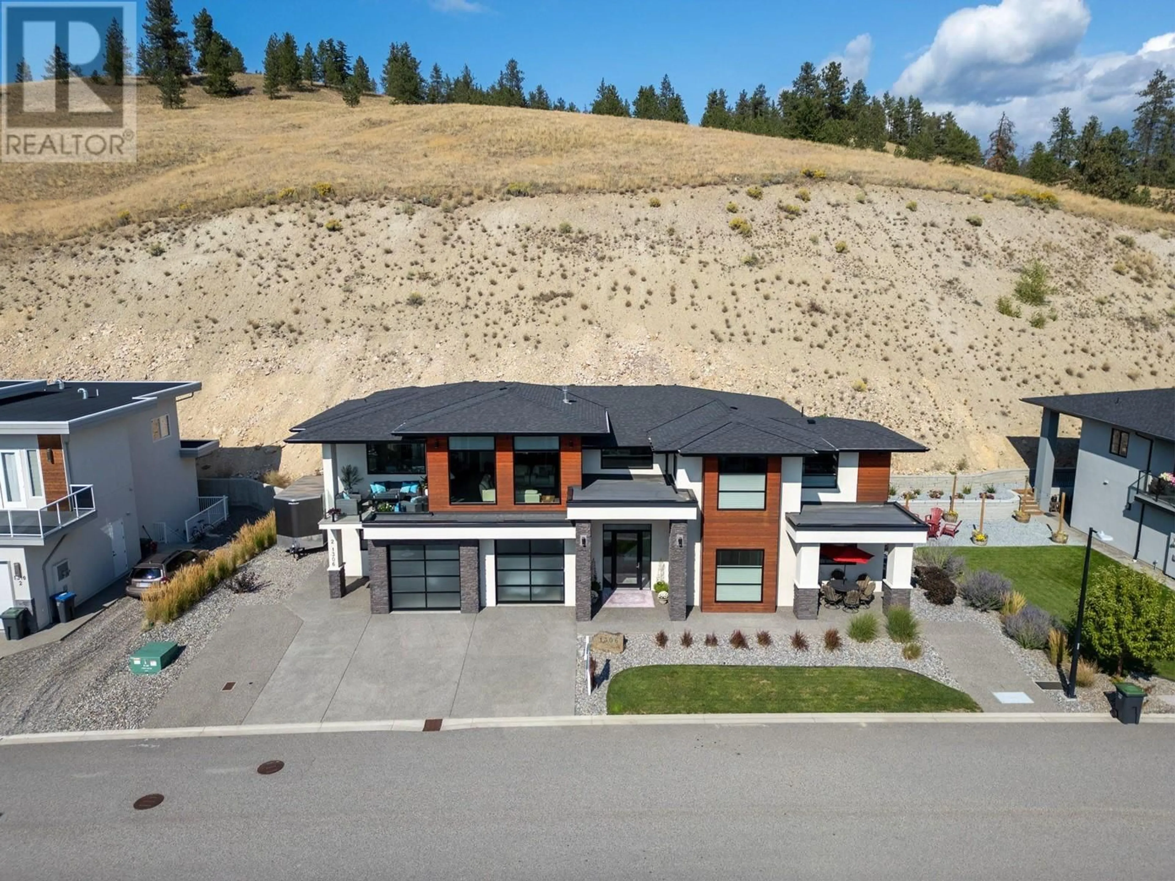 Frontside or backside of a home, mountain for 1306 Mine Hill Drive, Kelowna British Columbia V1P1S5