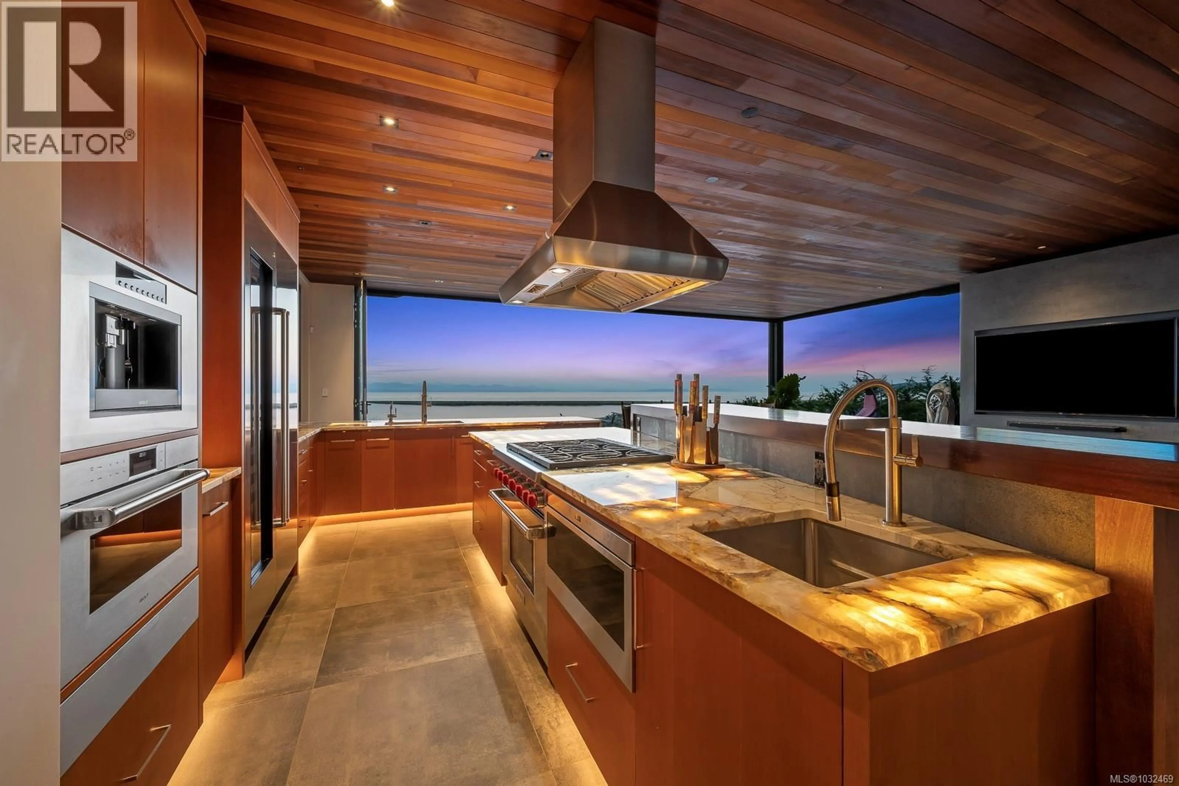 Contemporary kitchen, ceramic/tile floor for 9046 CLARKSON AVENUE, Black Creek British Columbia V9J1B3