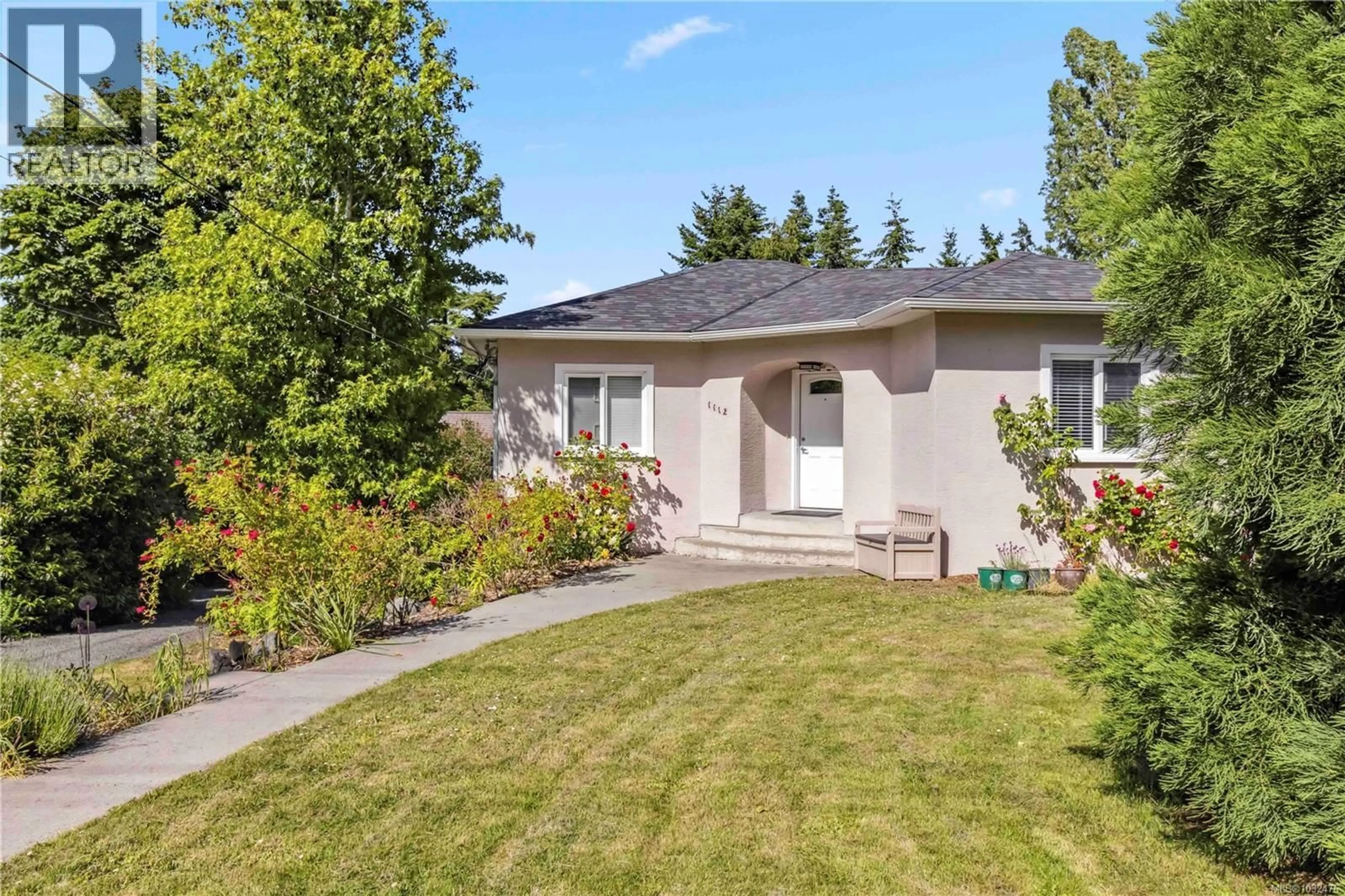 Home with vinyl exterior material, street for 1112 CRAIGFLOWER ROAD, Esquimalt British Columbia V9A2Y1