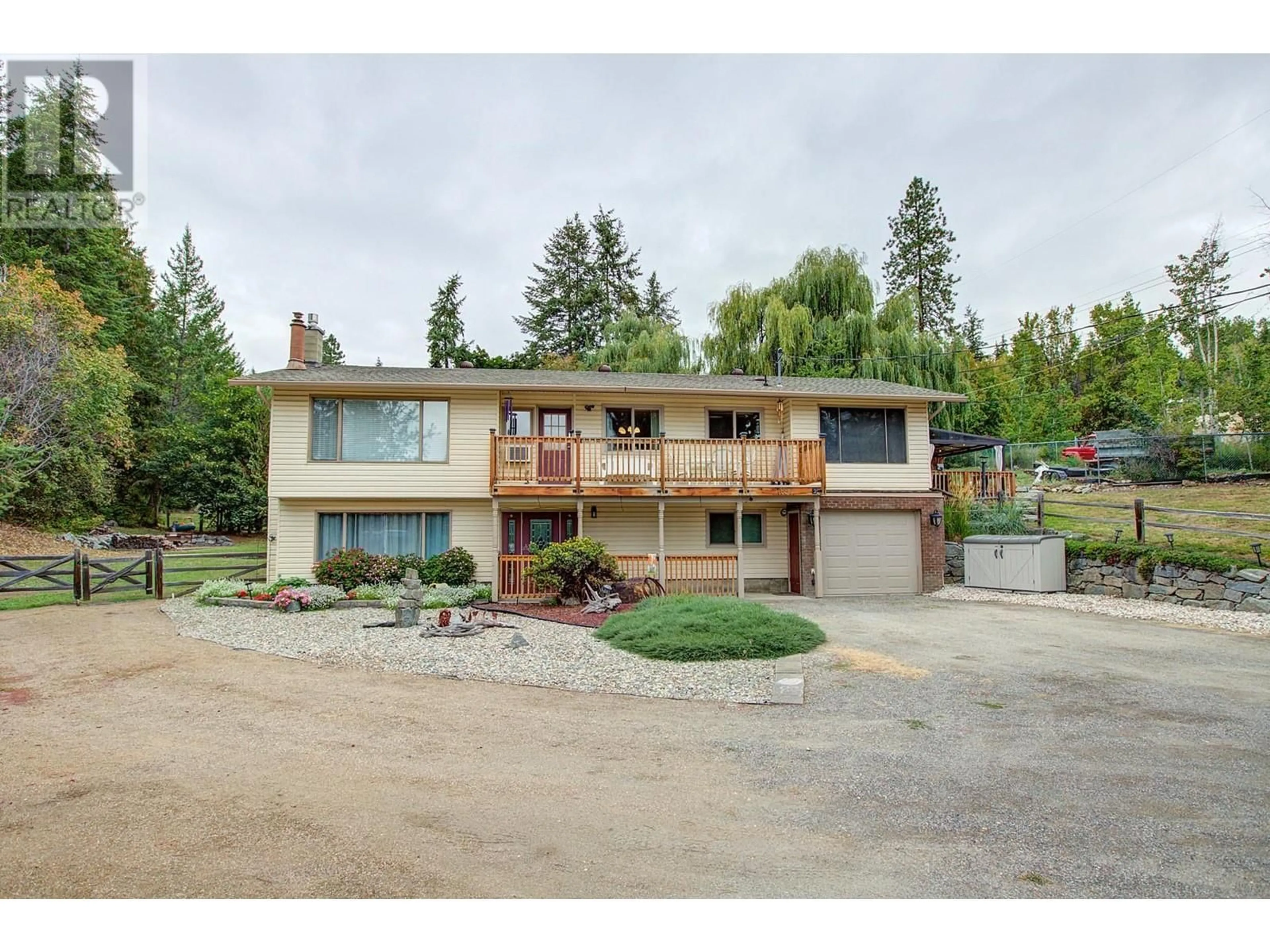 Frontside or backside of a home for 7697 Silver Star Road, Vernon British Columbia V1B3N7