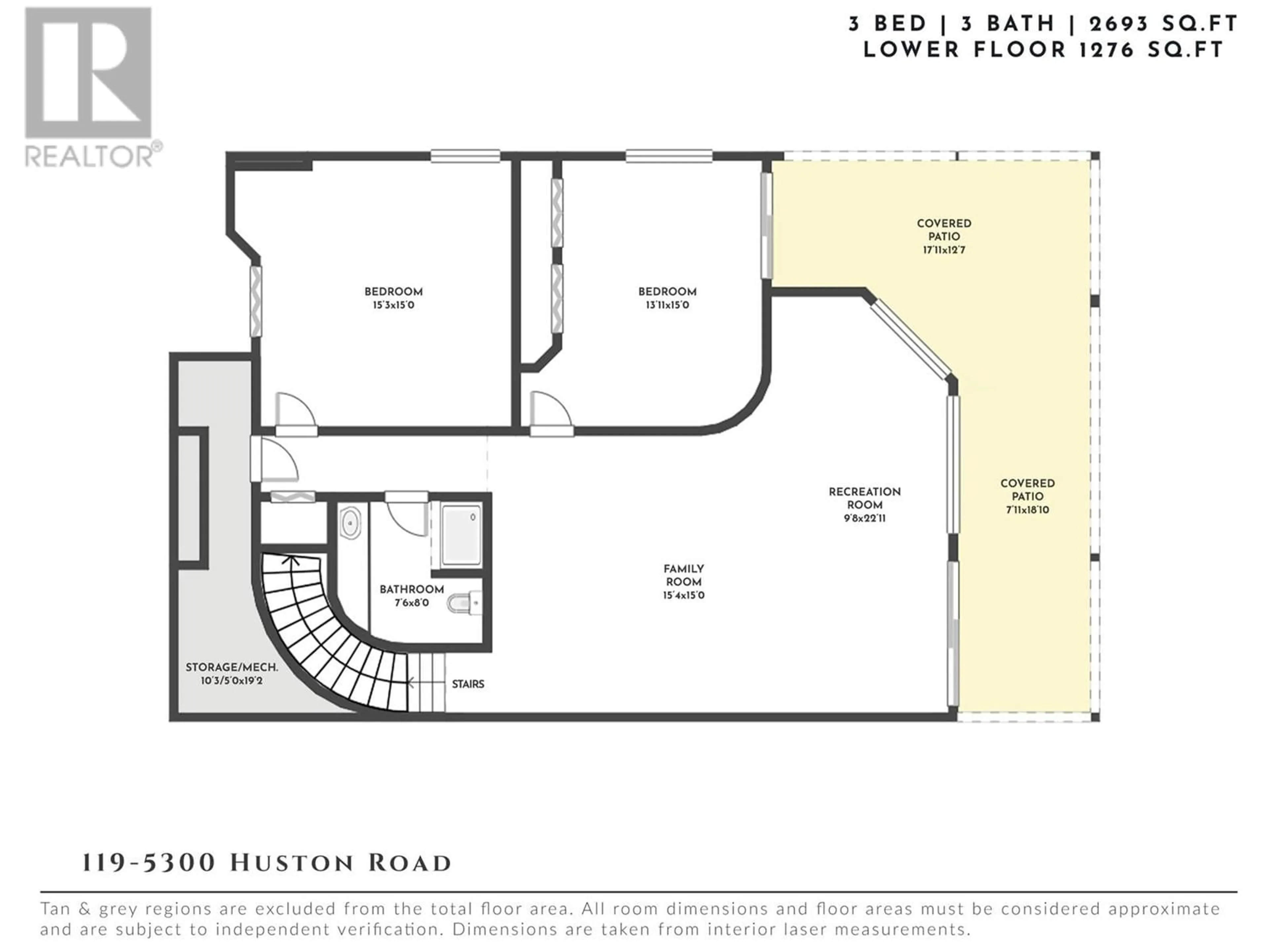 Floor plan for 5300 Huston Road Unit# 119, Peachland British Columbia V0H1X2