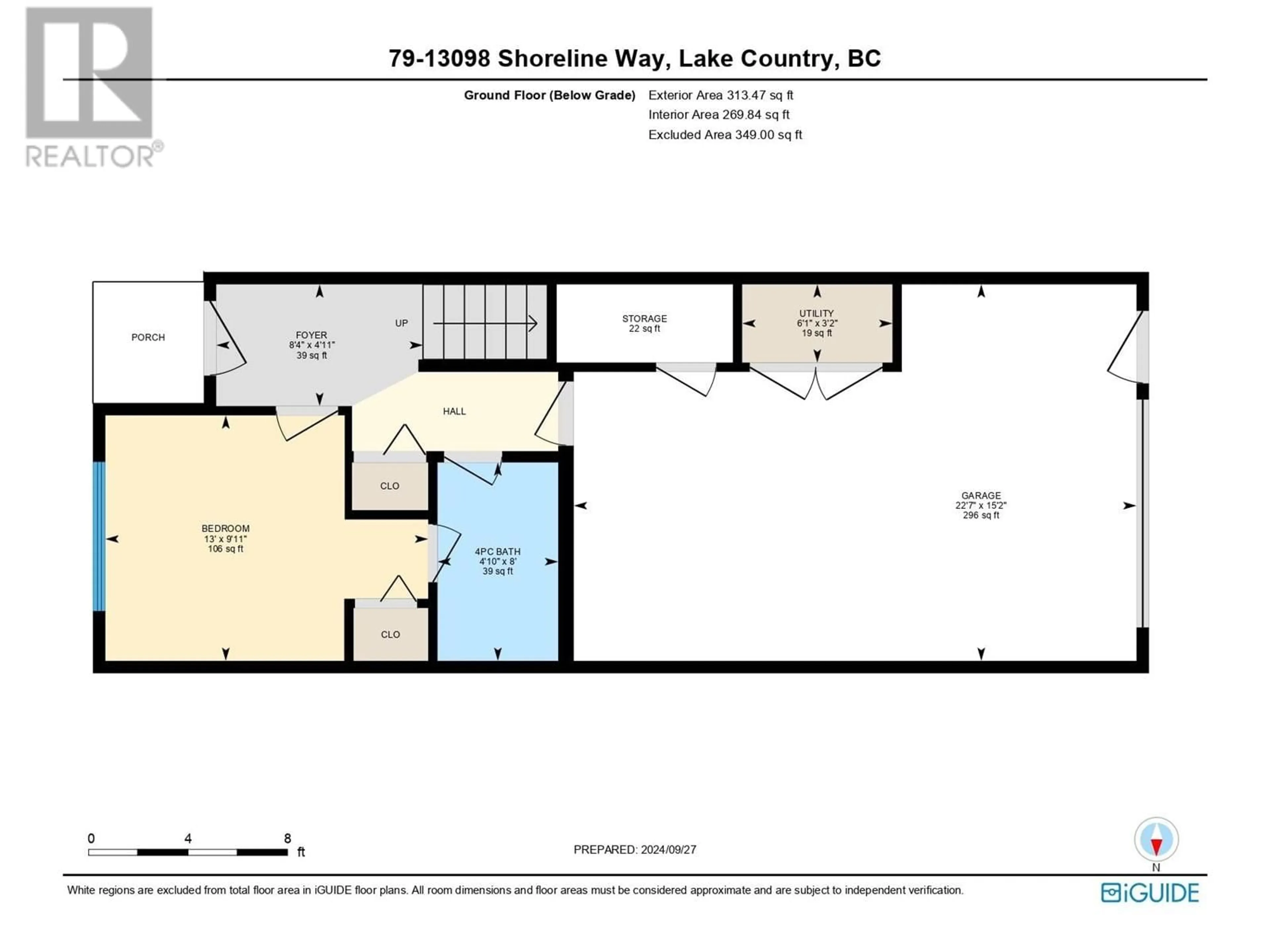 Floor plan for 13098 Shoreline Way Unit# 79, Lake Country British Columbia V4A0A8