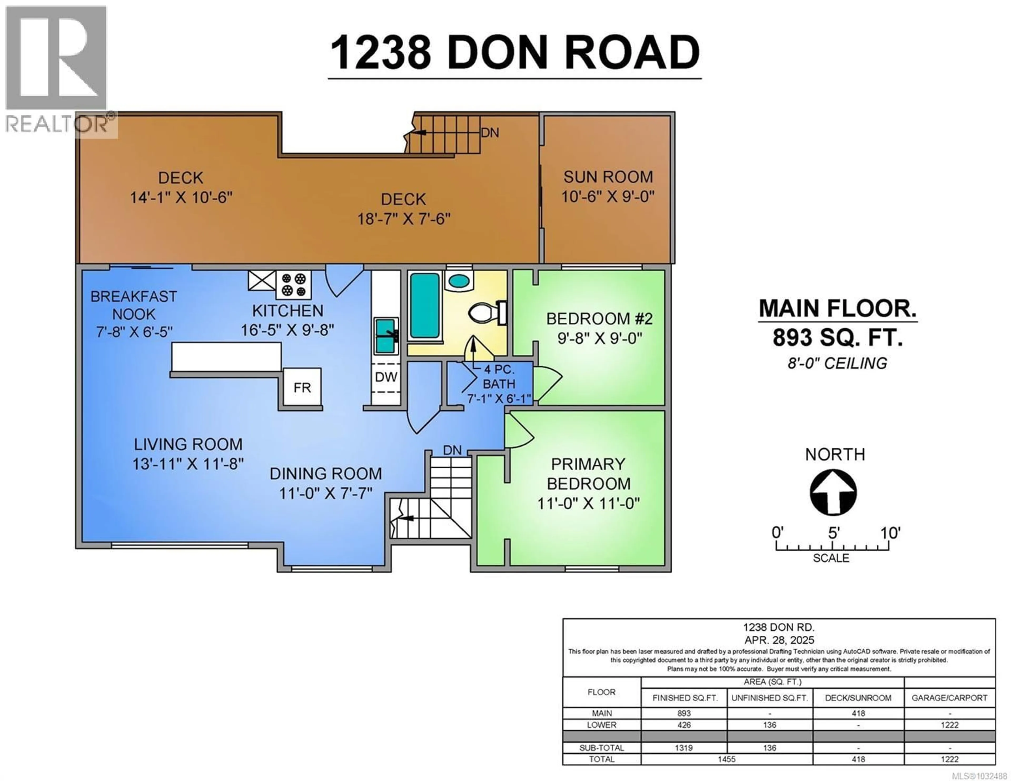 Floor plan for 1238 DON ROAD, Comox British Columbia V9M4C4
