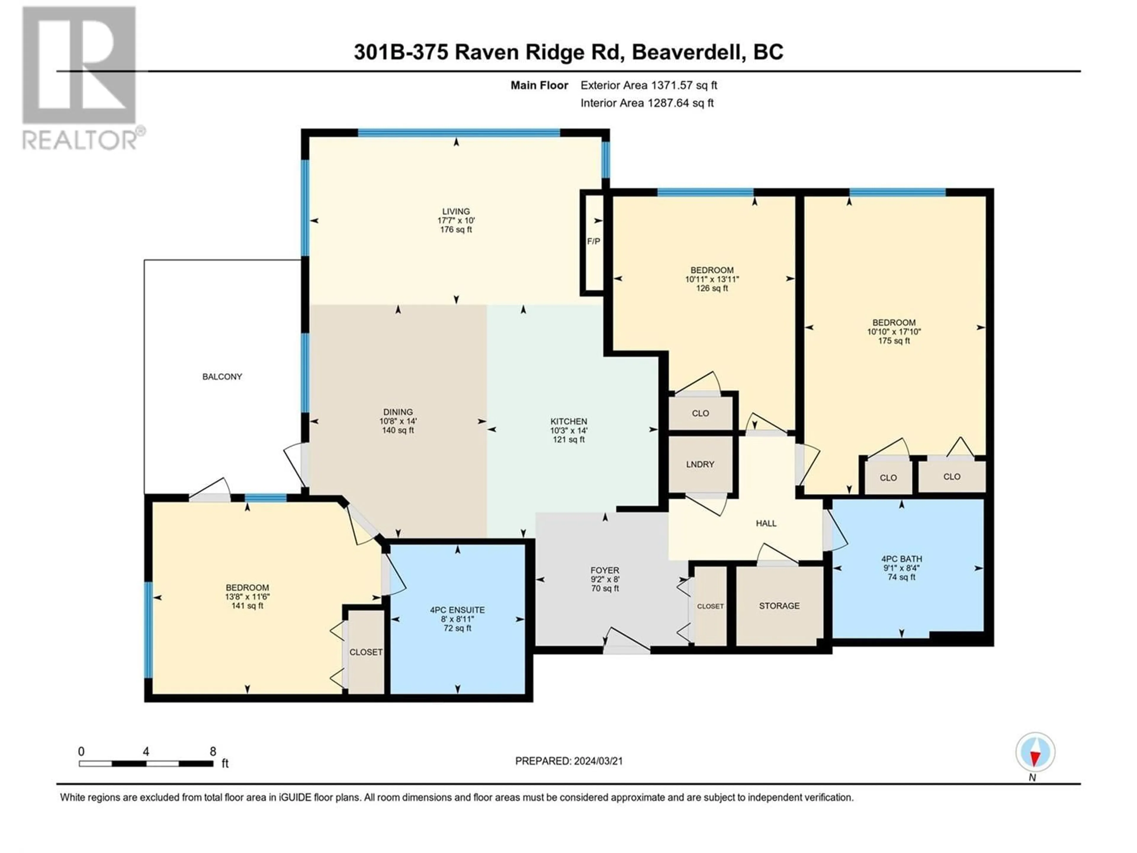 Floor plan for 375 Raven Ridge Road Unit# 301B, Big White British Columbia V1P1P3