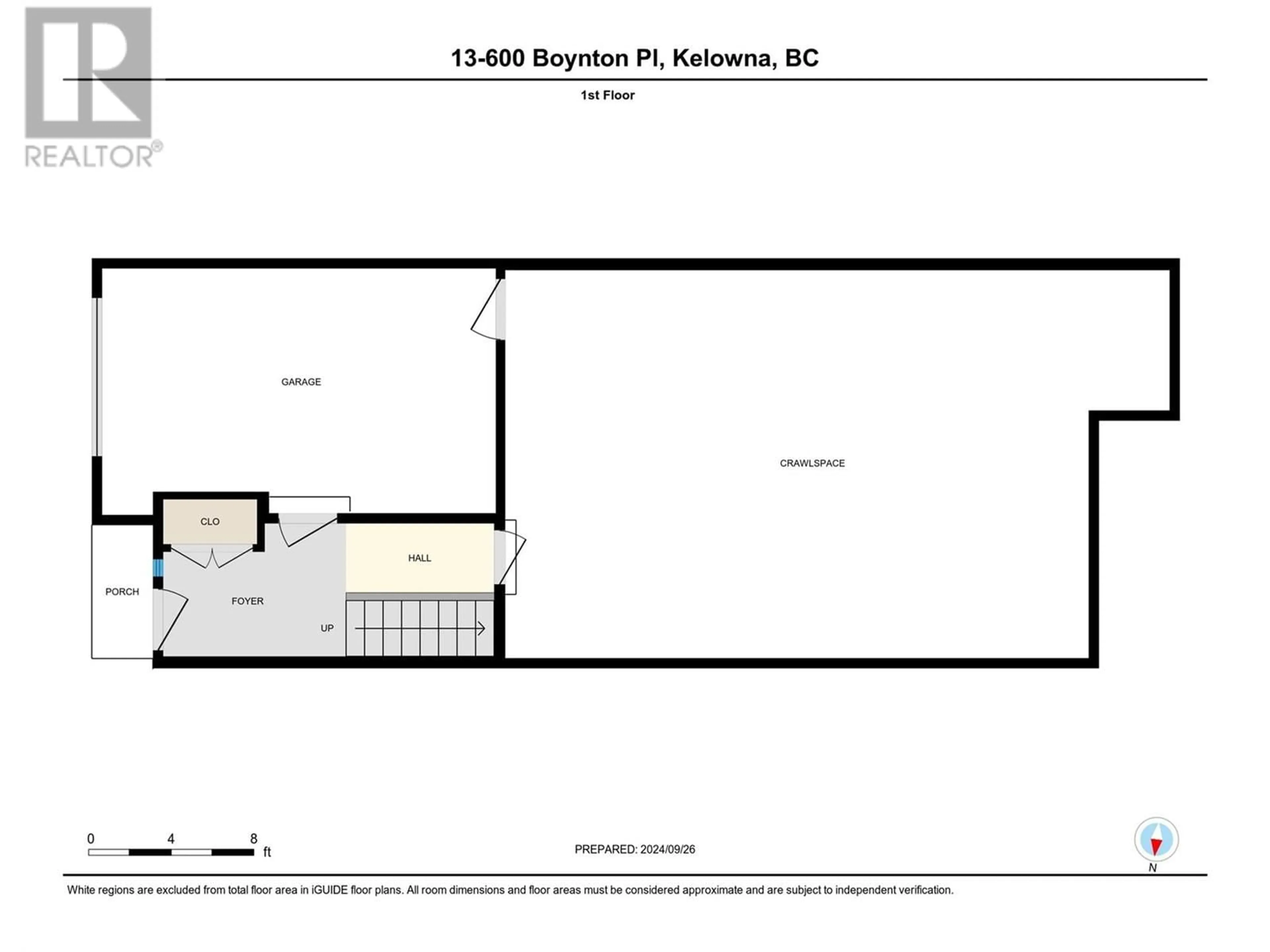 Floor plan for 600 Boynton Place Unit# 13, Kelowna British Columbia V1V3B8