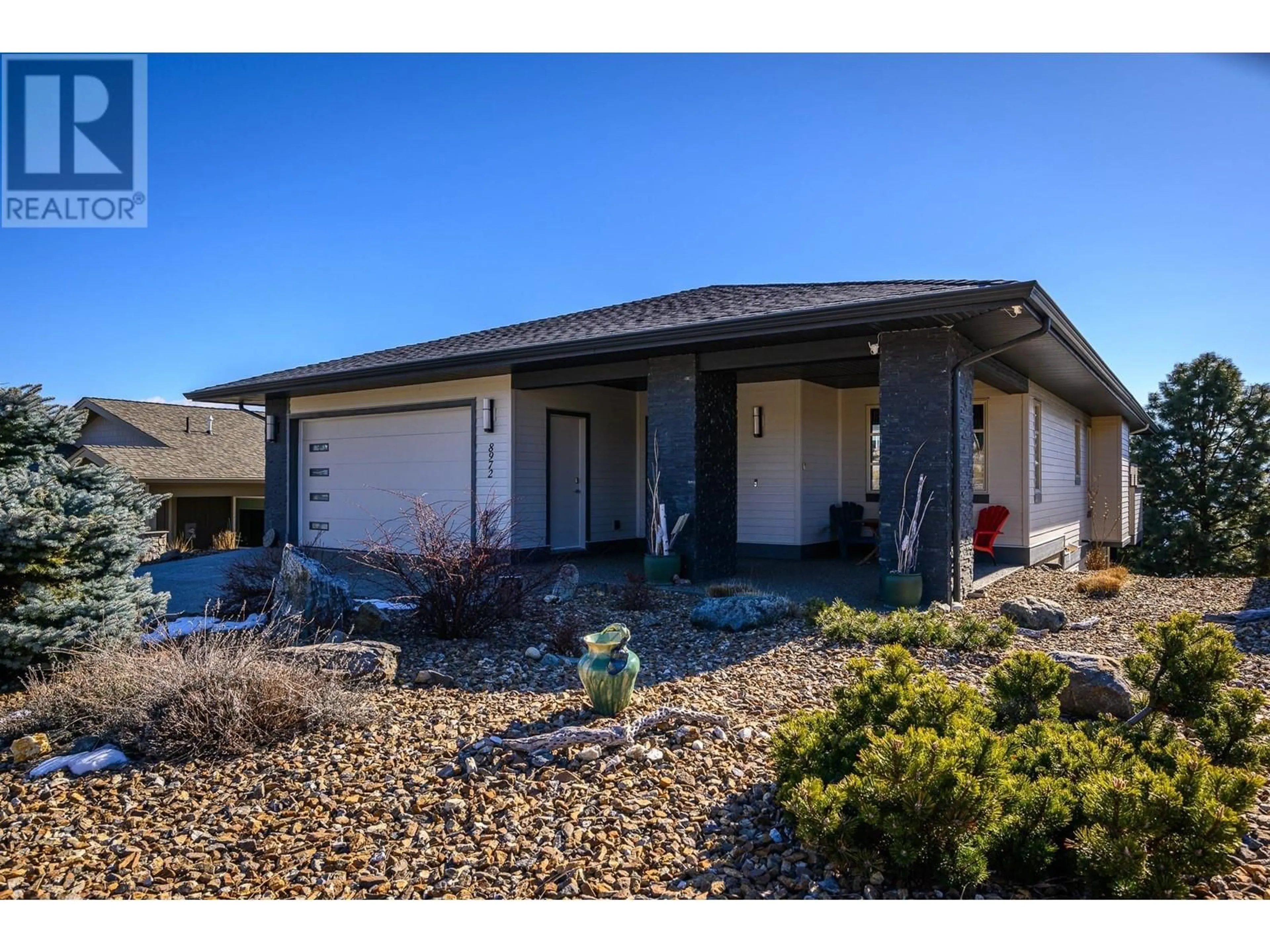 Home with vinyl exterior material, street for 8972 BAYSWATER PLACE, Vernon British Columbia V1H2K9