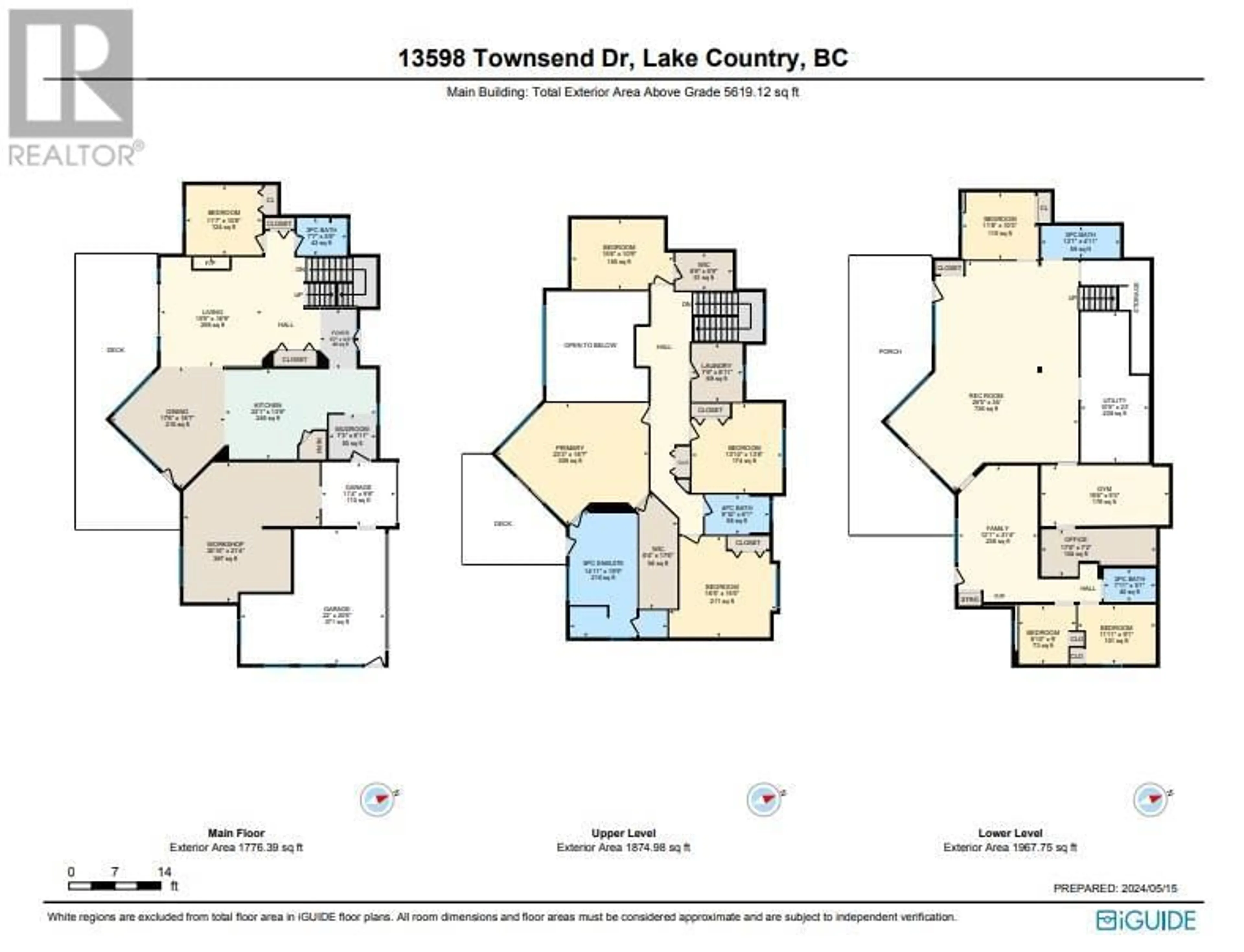 Floor plan for 13598 Townsend Drive, Lake Country British Columbia V4V2S8