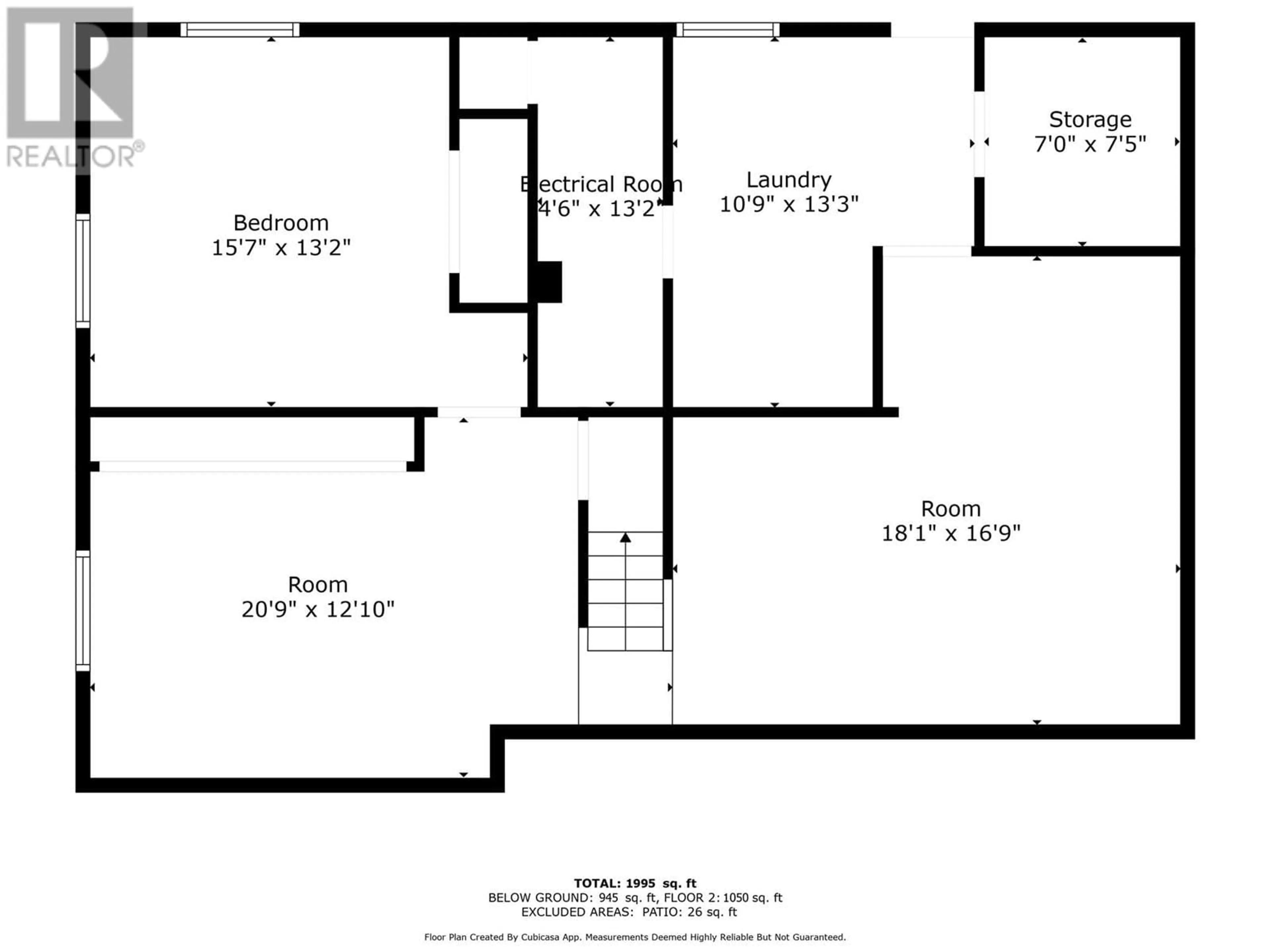 Floor plan for 500 Mcdonald Road, Kelowna British Columbia V1X3H2