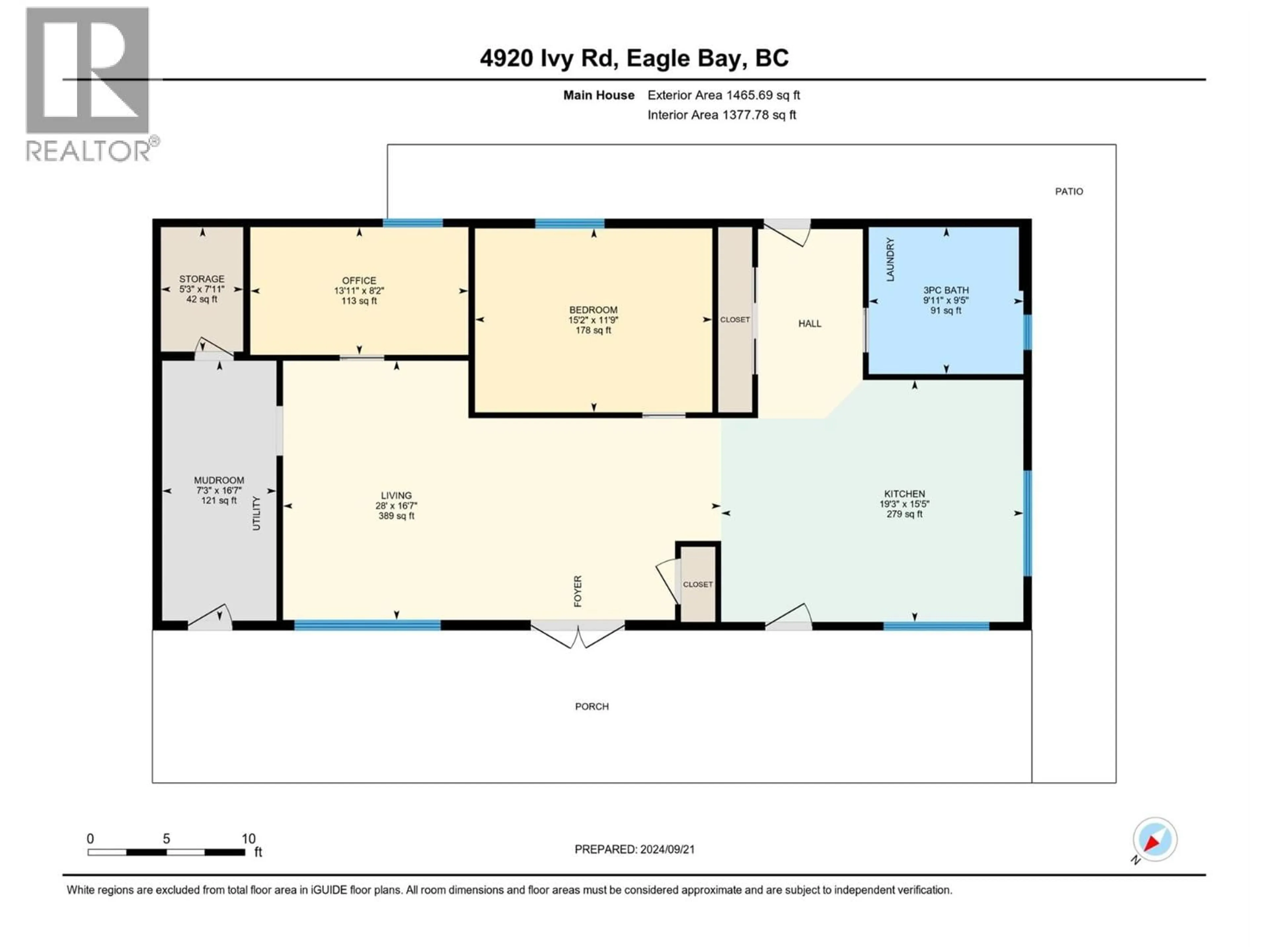 Floor plan for 4920 IVY ROAD, Eagle Bay British Columbia V0E1T0