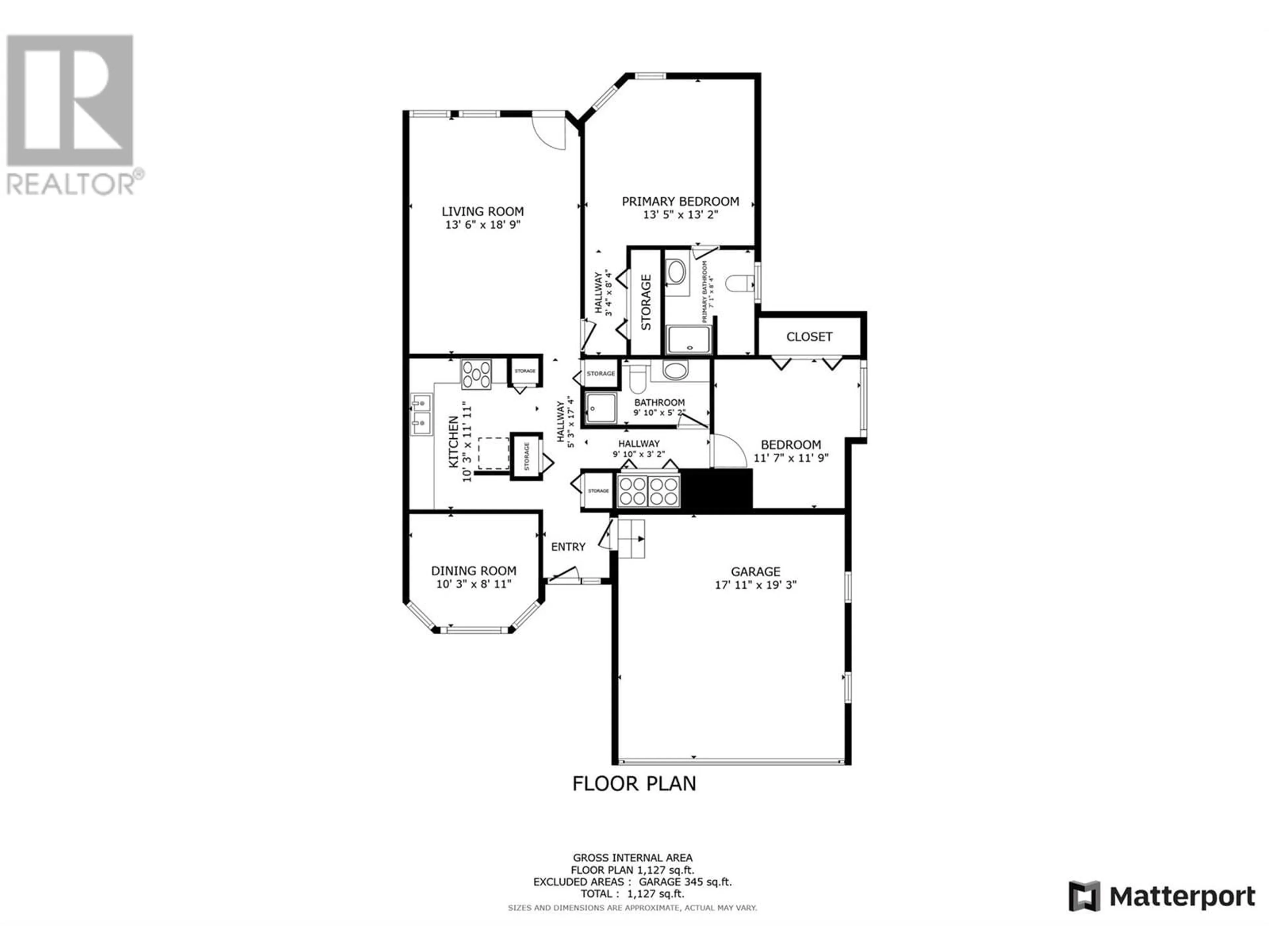 Floor plan for 501 Kildonan Avenue Unit# 9, Enderby British Columbia V4Y4B3