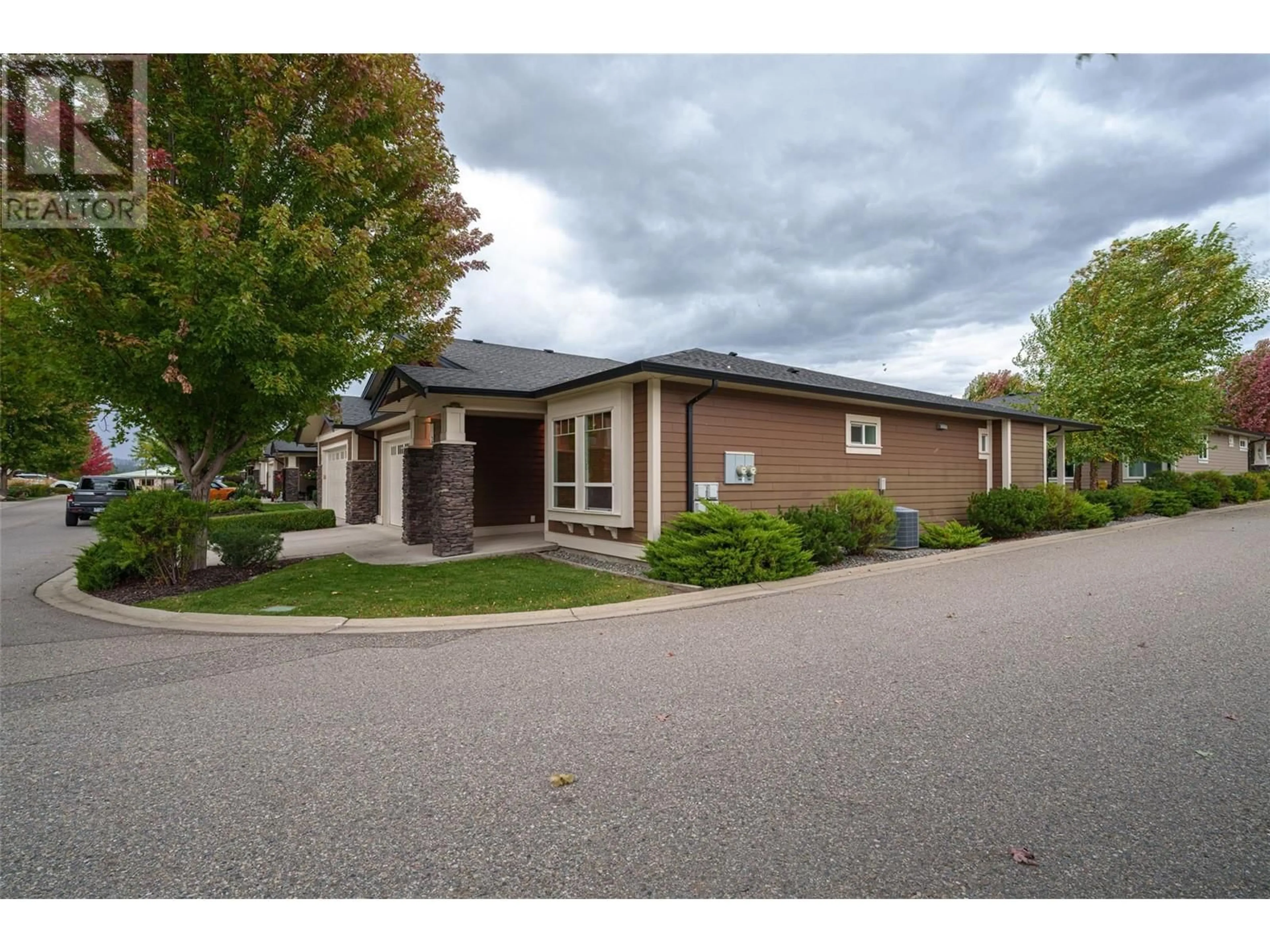 A pic from exterior of the house or condo, the street view for 3805 Patten Drive Unit# 27, Armstrong British Columbia V0E1B1