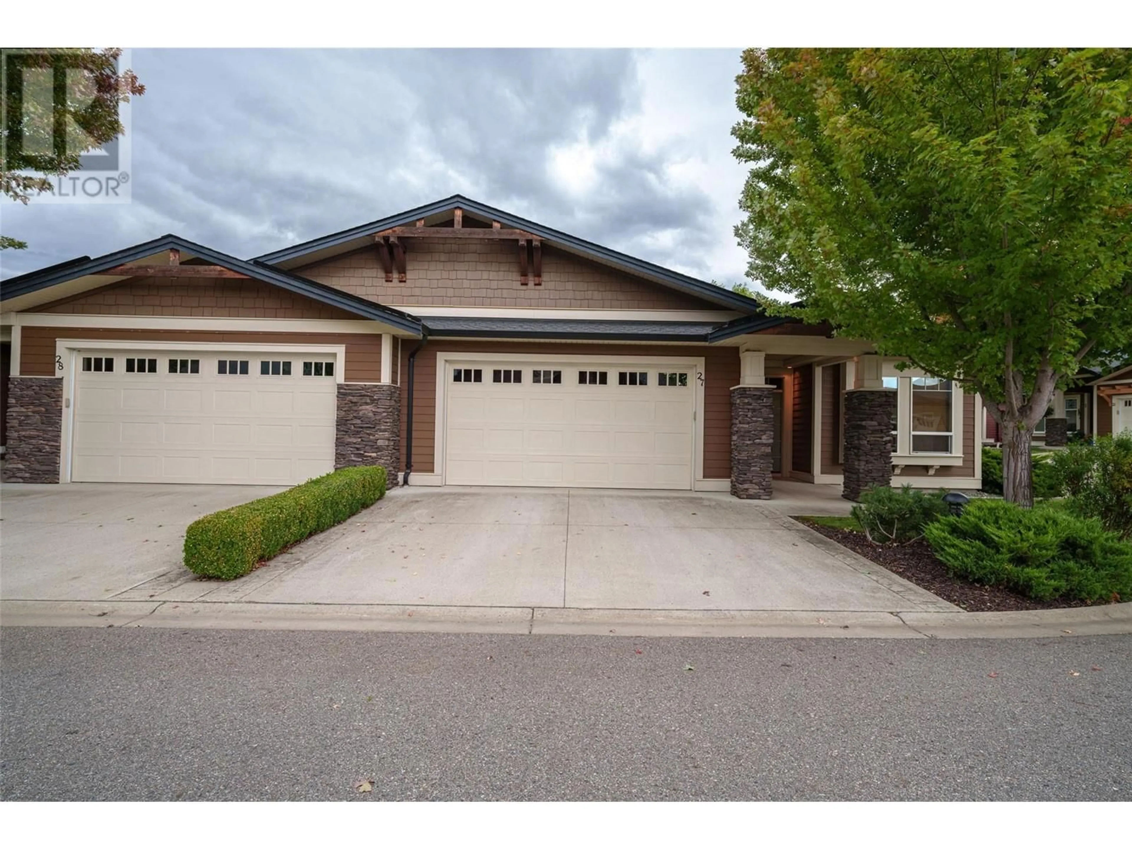 Frontside or backside of a home, the street view for 3805 Patten Drive Unit# 27, Armstrong British Columbia V0E1B1