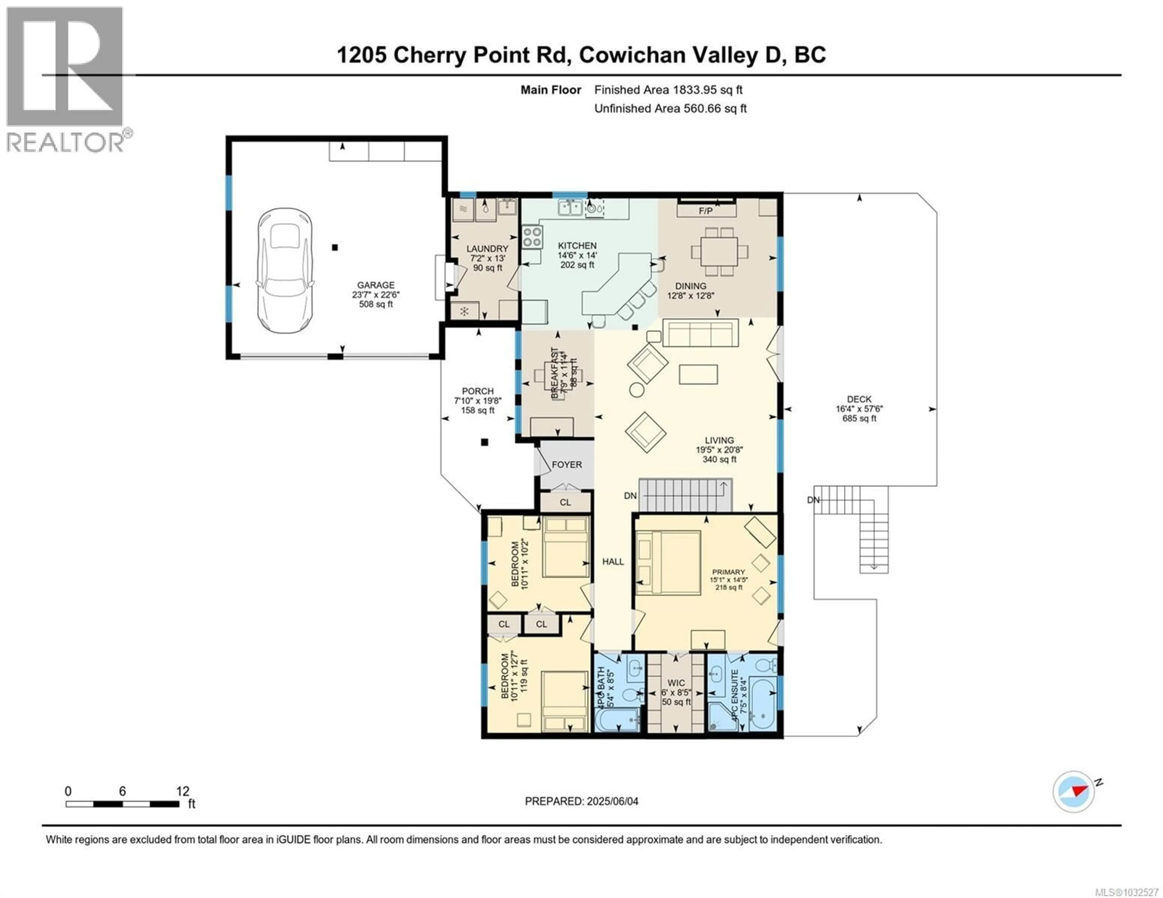 Floor plan for 1205 CHERRY POINT ROAD, Cobble Hill British Columbia V0R1N2