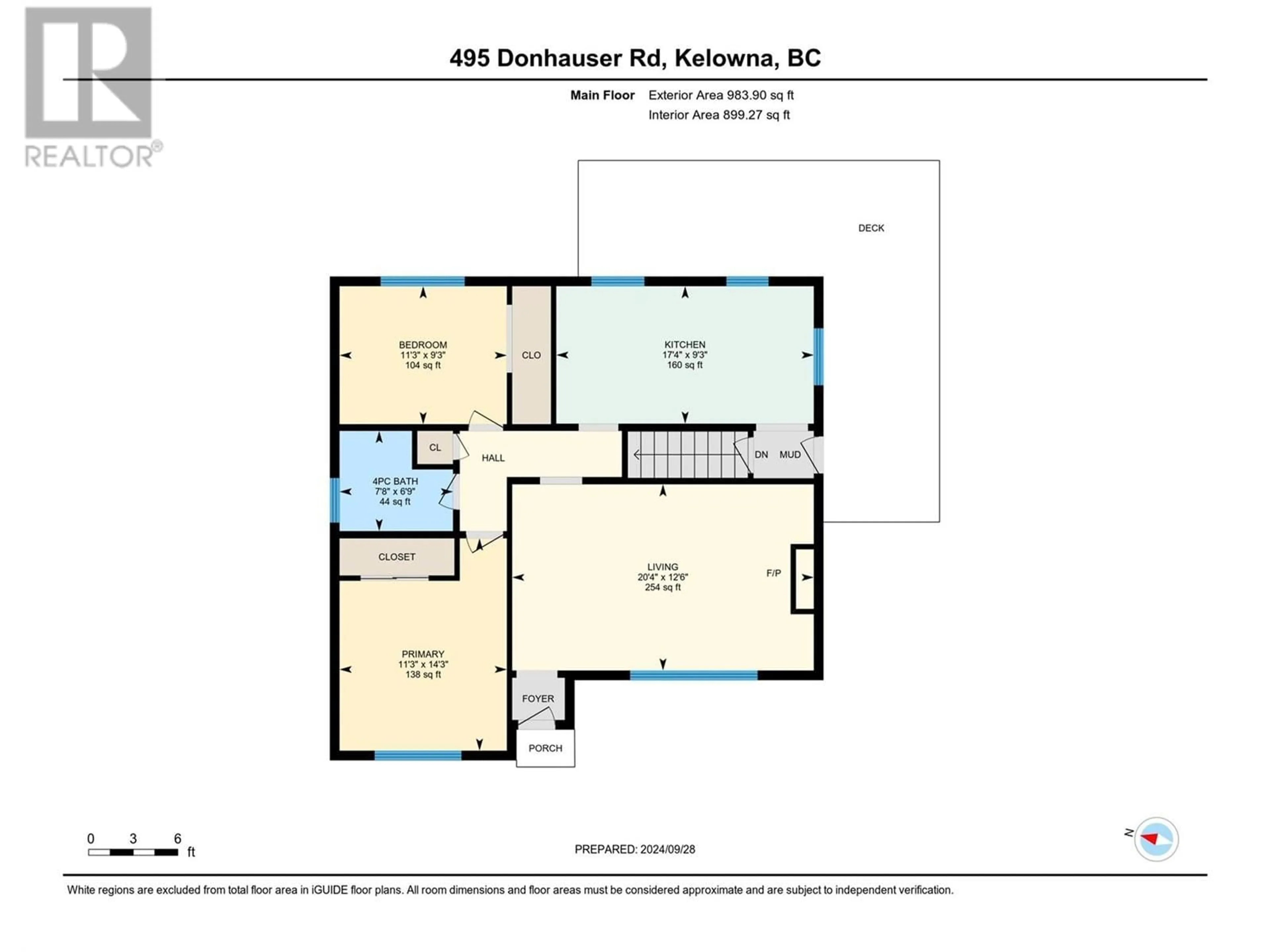 Floor plan for 495 Donhauser Road, Kelowna British Columbia V1X3G2