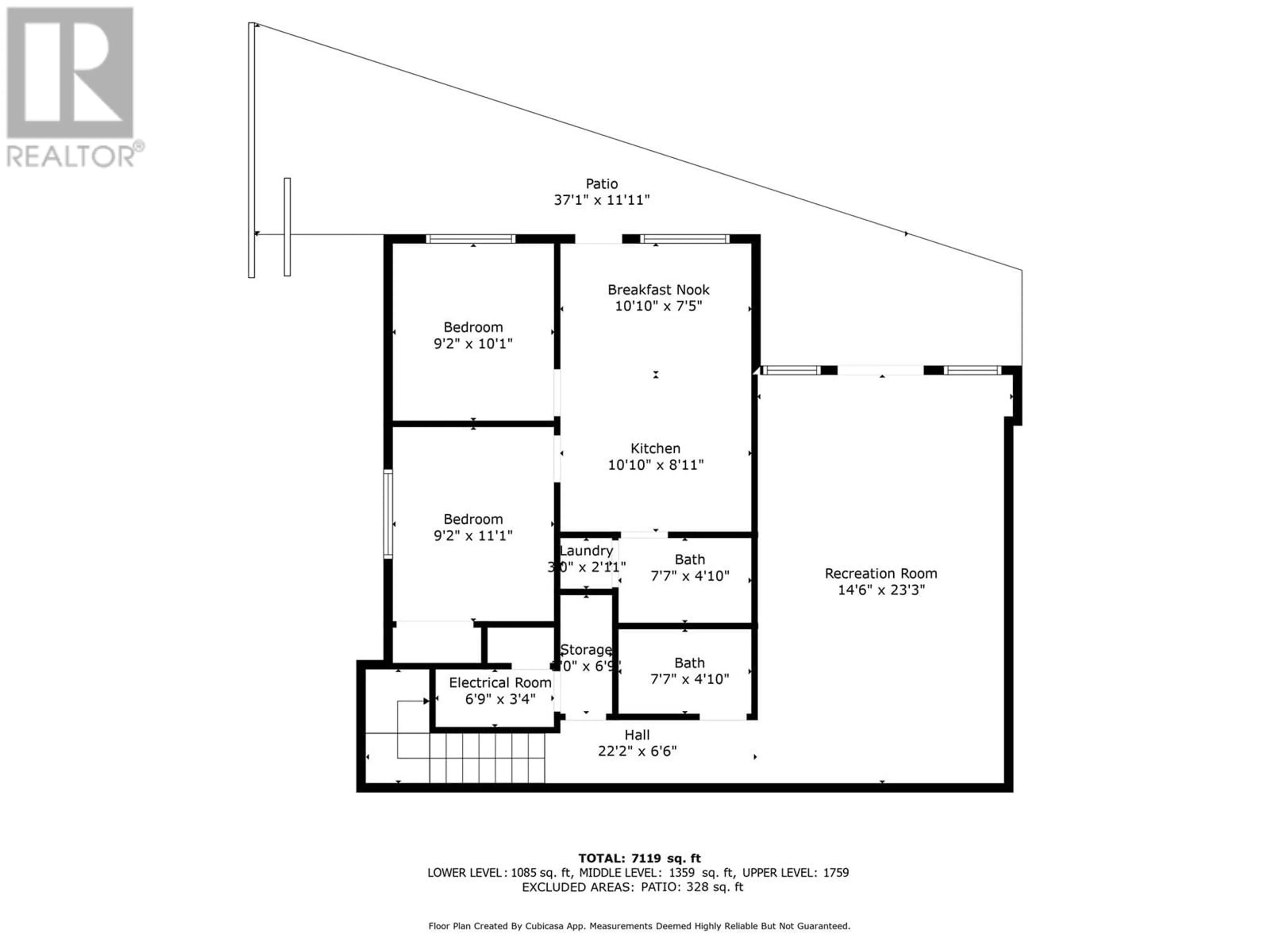 Floor plan for 830 Westview Way Unit# 30, West Kelowna British Columbia V1Z0A5