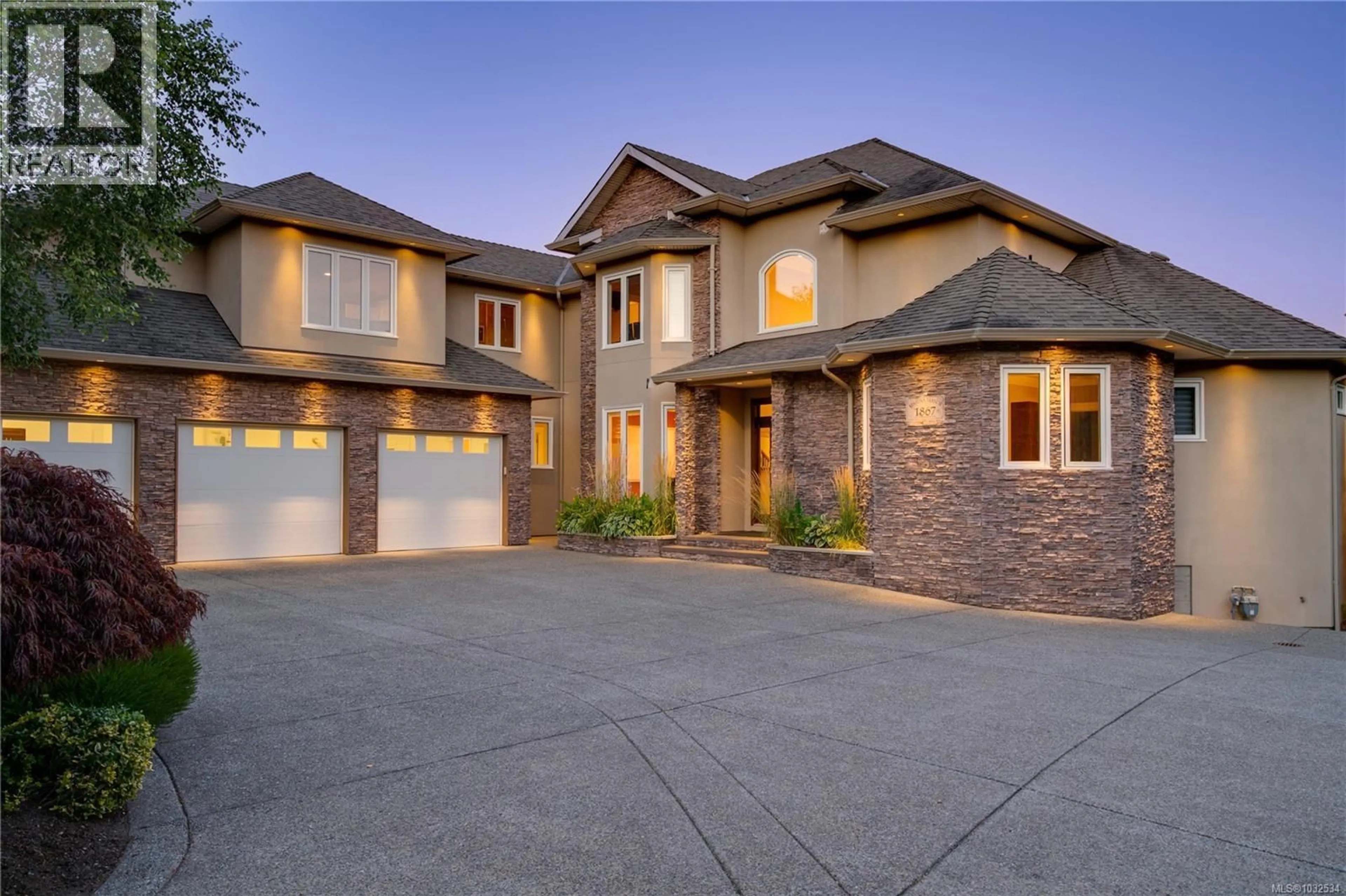 Home with brick exterior material, street for 1867 MARINA WAY, North Saanich British Columbia V8L6B3