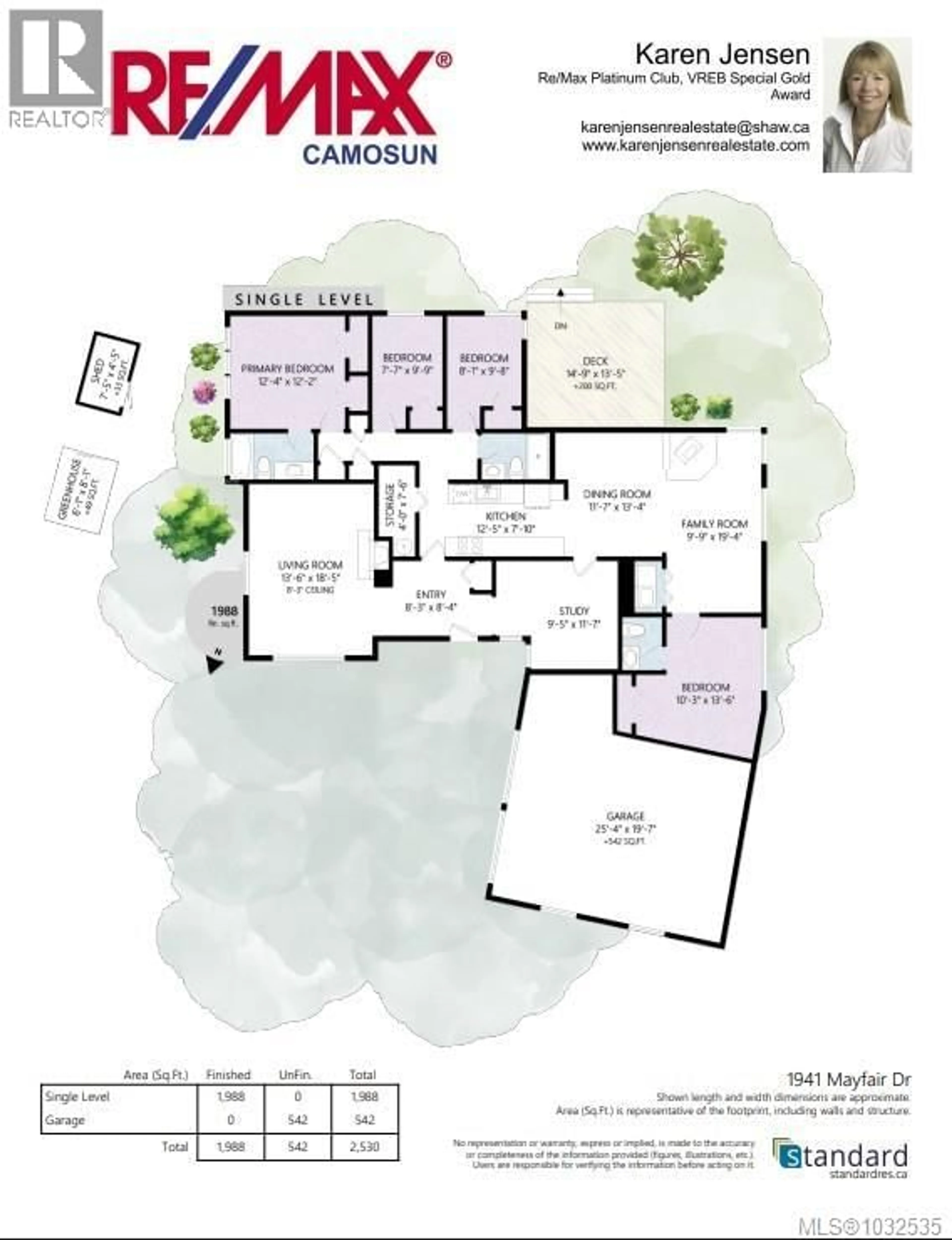 Floor plan for 1941 MAYFAIR DRIVE, Saanich British Columbia V8P1R1