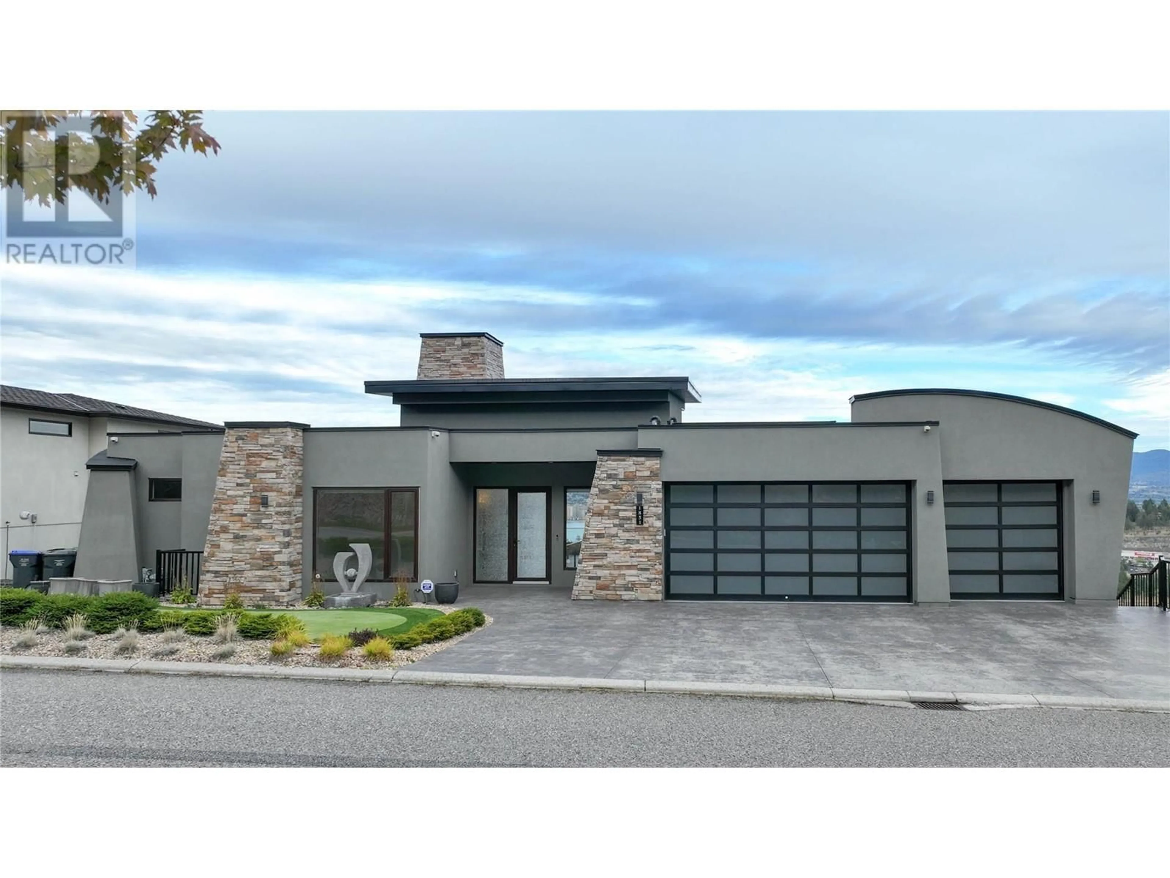 Home with brick exterior material, street for 1851 DIAMOND VIEW DRIVE, West Kelowna British Columbia V1Z4B7