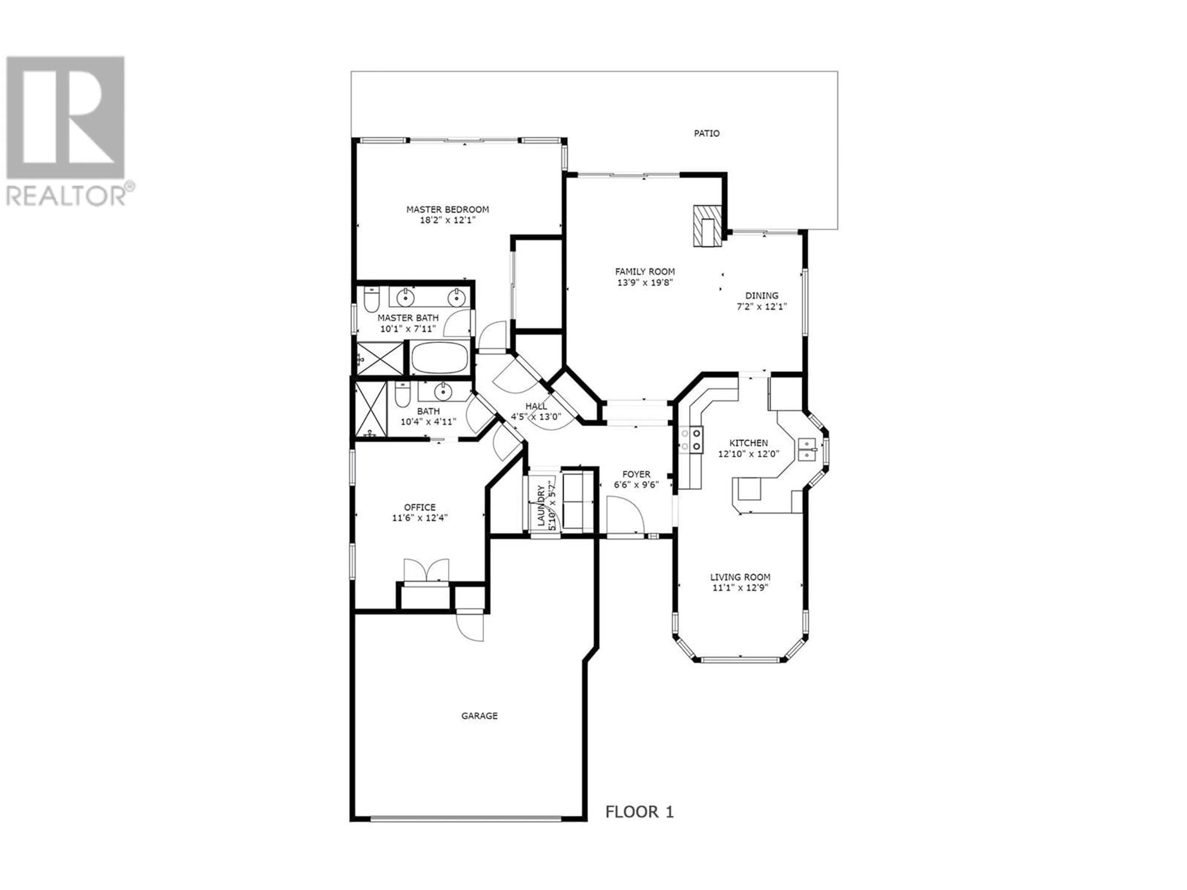 Floor plan for 4043 Gallaghers Terrace, Kelowna British Columbia V1W3Z8