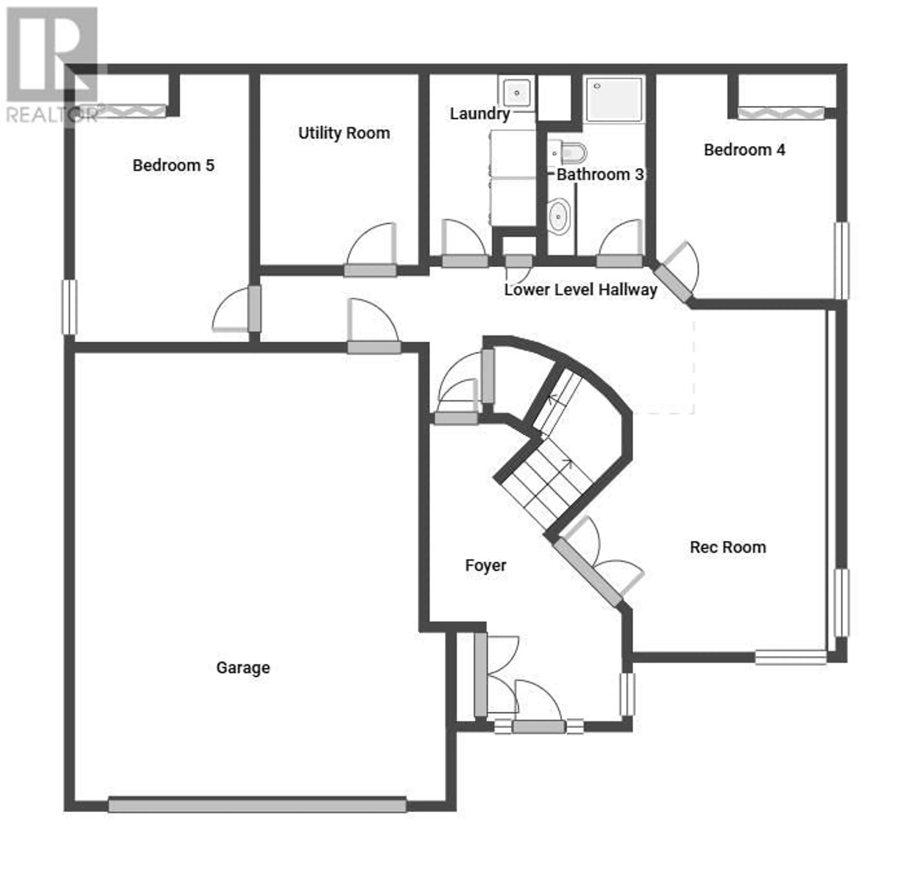 Floor plan for 2089 Bowron Street, Kelowna British Columbia V1V2P2