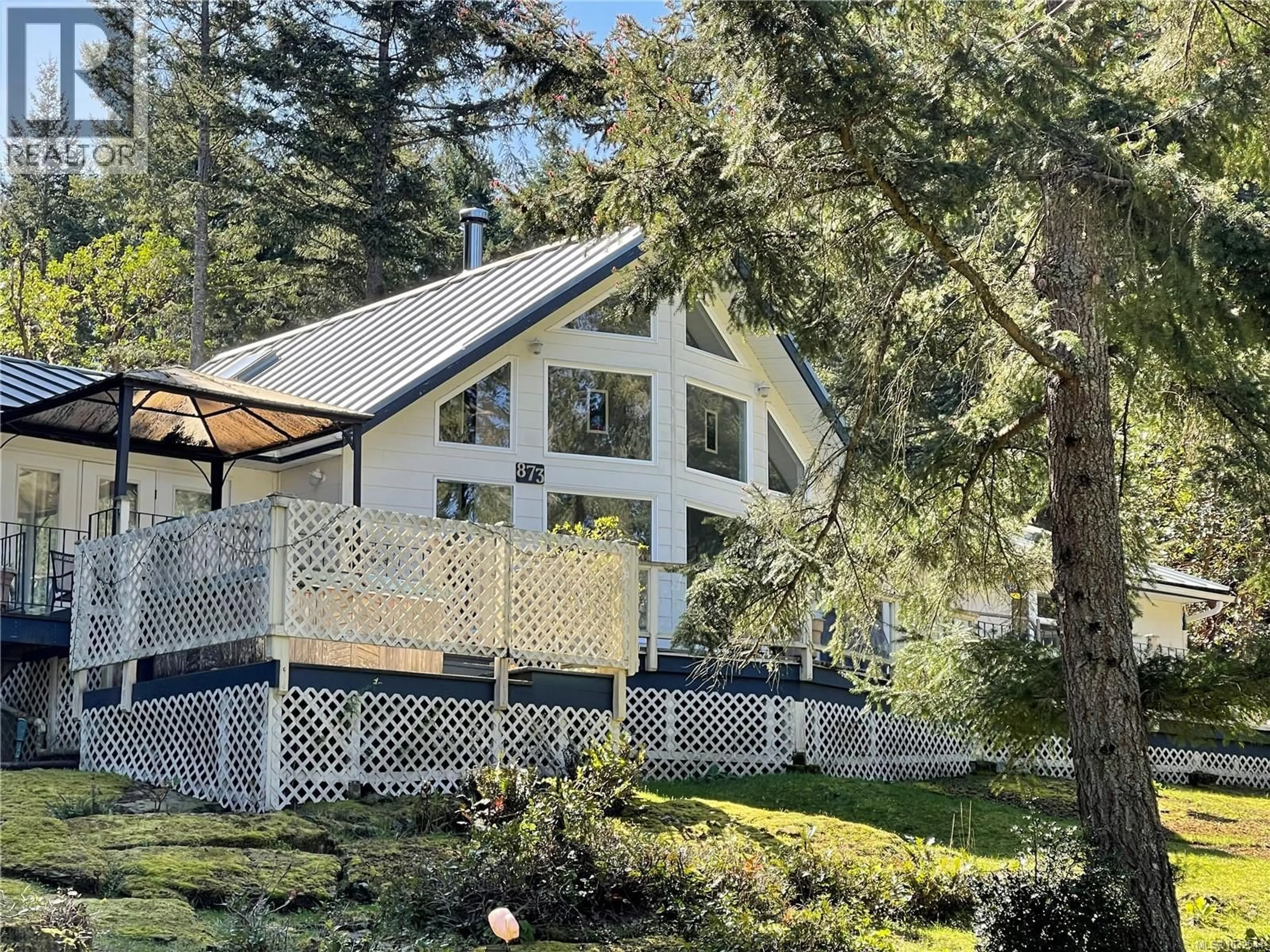 Home with vinyl exterior material, mountain view for 873 DRIFTWOOD DRIVE, Mudge Island British Columbia V0V0V0