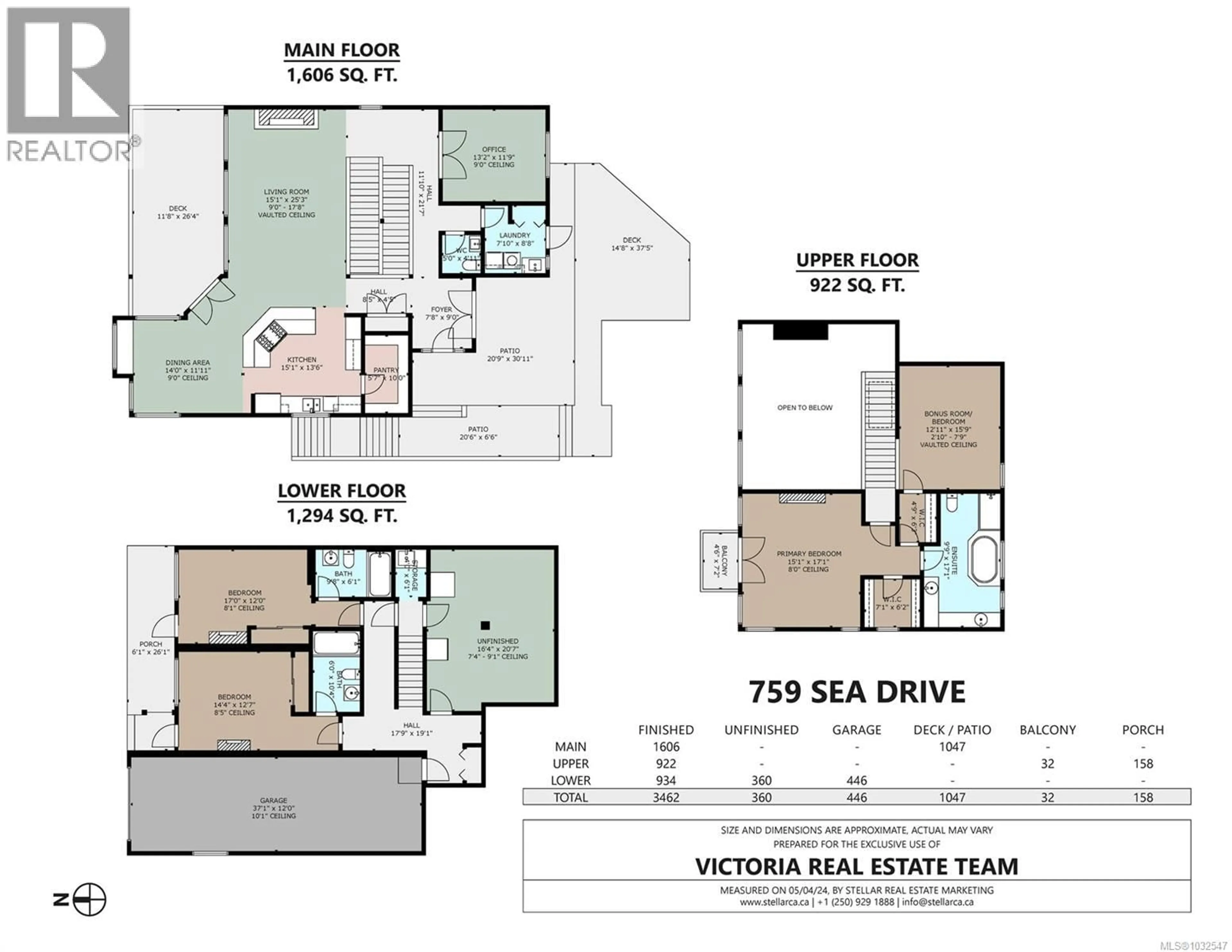 Floor plan for 759 SEA DRIVE, Central Saanich British Columbia V8M1B1