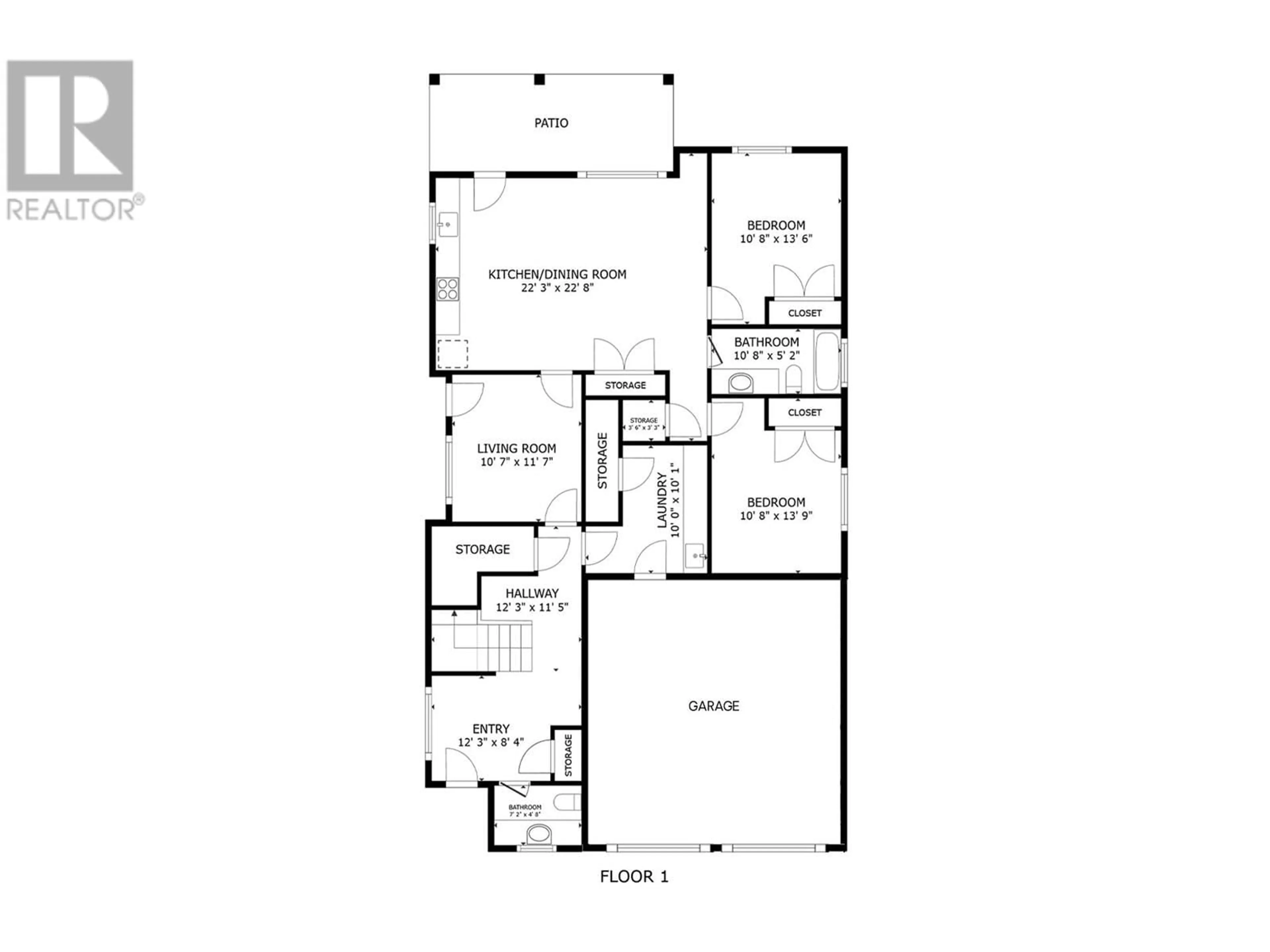 Floor plan for 19950 McCarthy Road Unit# 23, Lake Country British Columbia V4V1T1