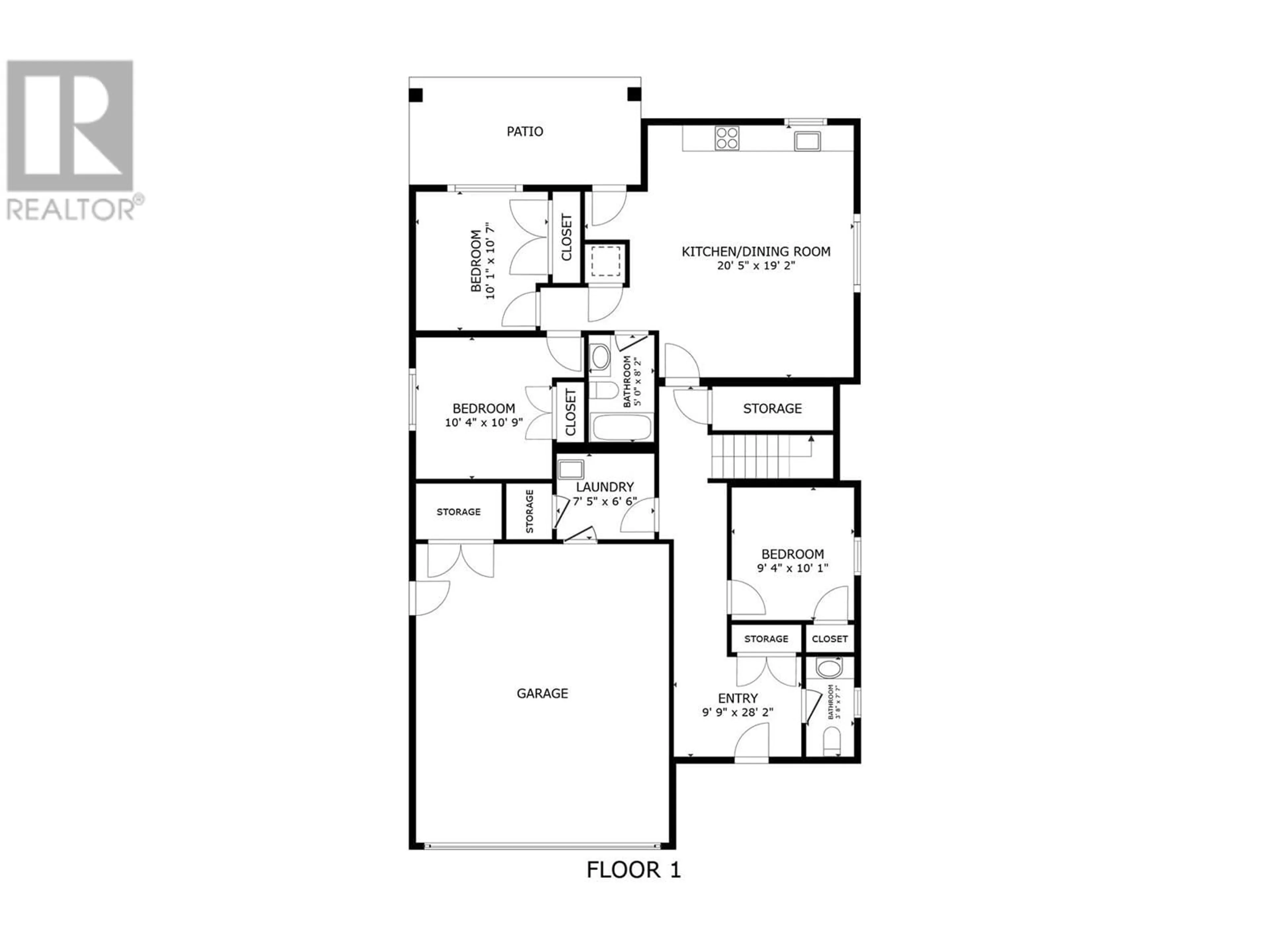 Floor plan for 19950 McCarthy Road Unit# 24, Lake Country British Columbia V4V1T1