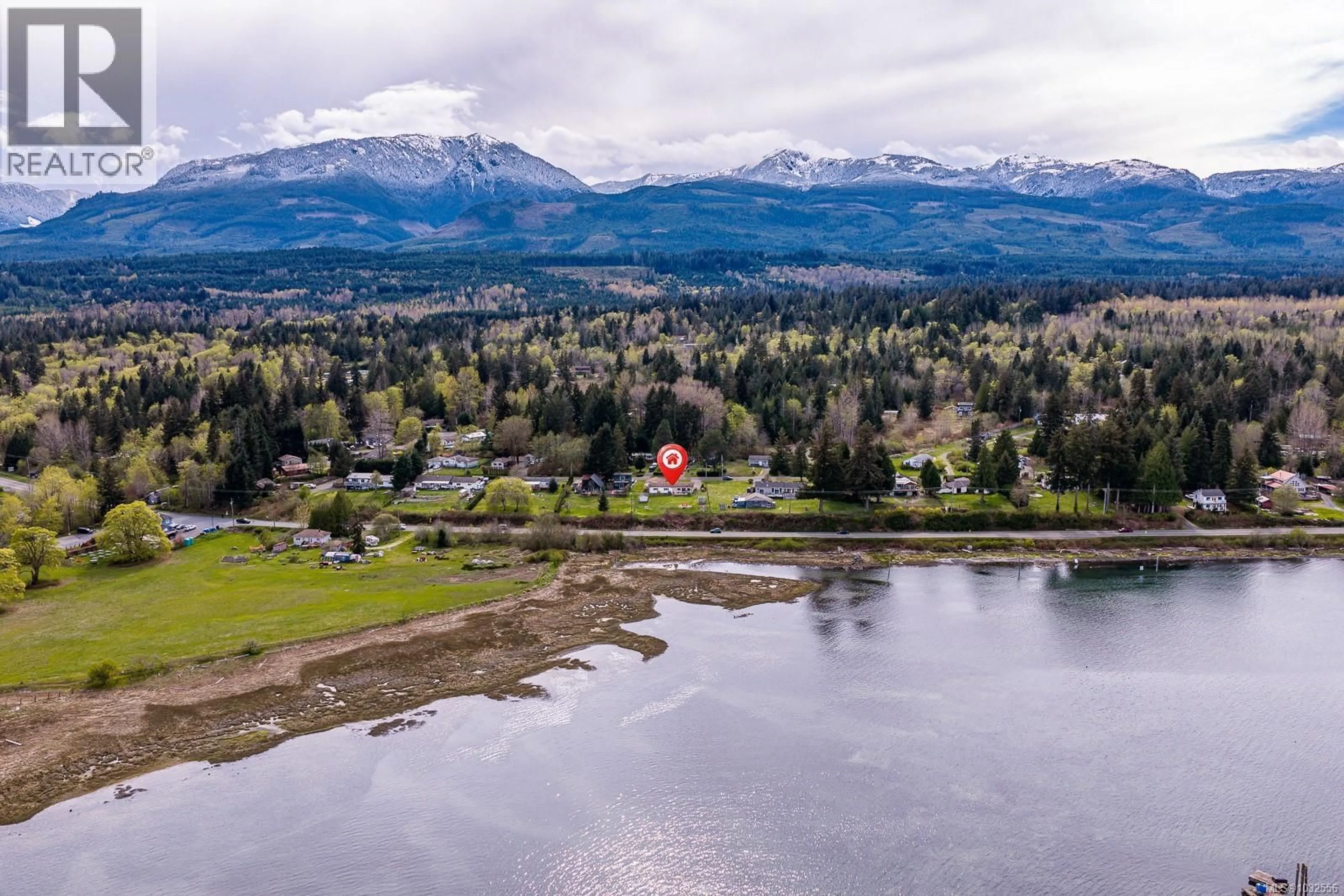 A pic from outside/outdoor area/front of a property/back of a property/a pic from drone, water/lake/river/ocean view for 7442 YAKE ROAD, Fanny Bay British Columbia V0R1W0
