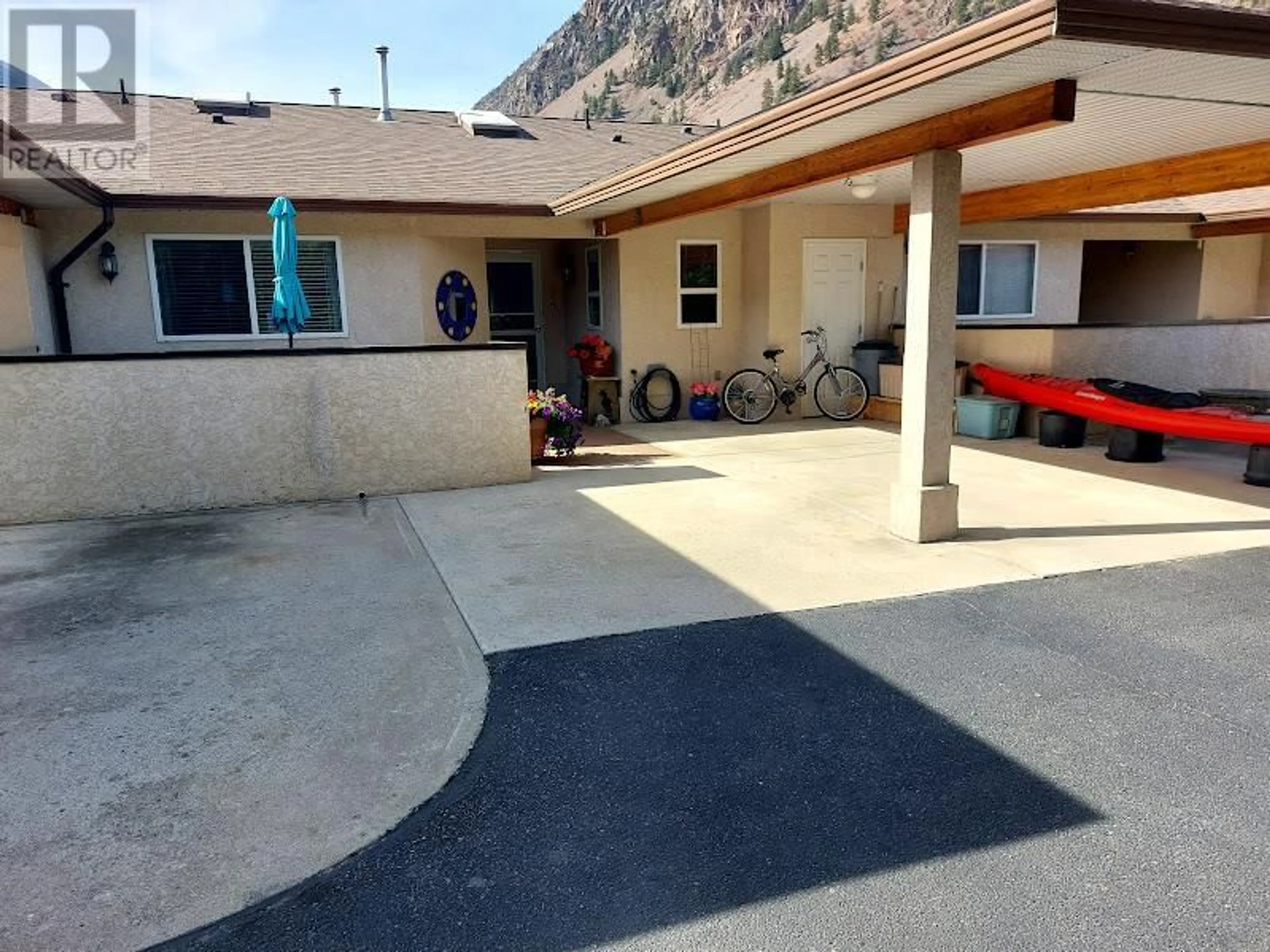 Patio, the front or back of building for 3038 Orchard Drive Unit# 2, Keremeos British Columbia V0X1N1