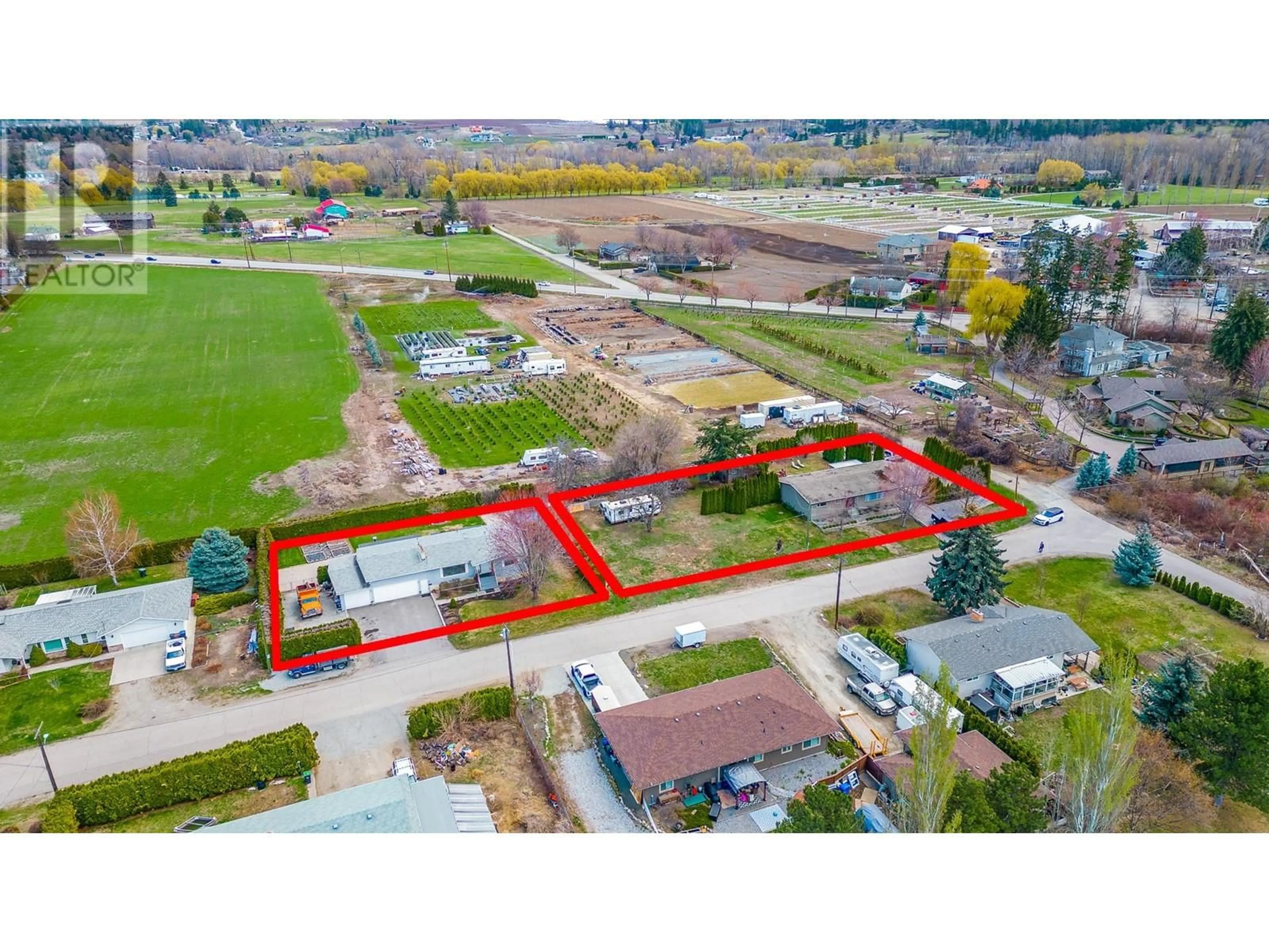 A pic from outside/outdoor area/front of a property/back of a property/a pic from drone, street for 3249 ST. AMAND ROAD, Kelowna British Columbia V1W3P2