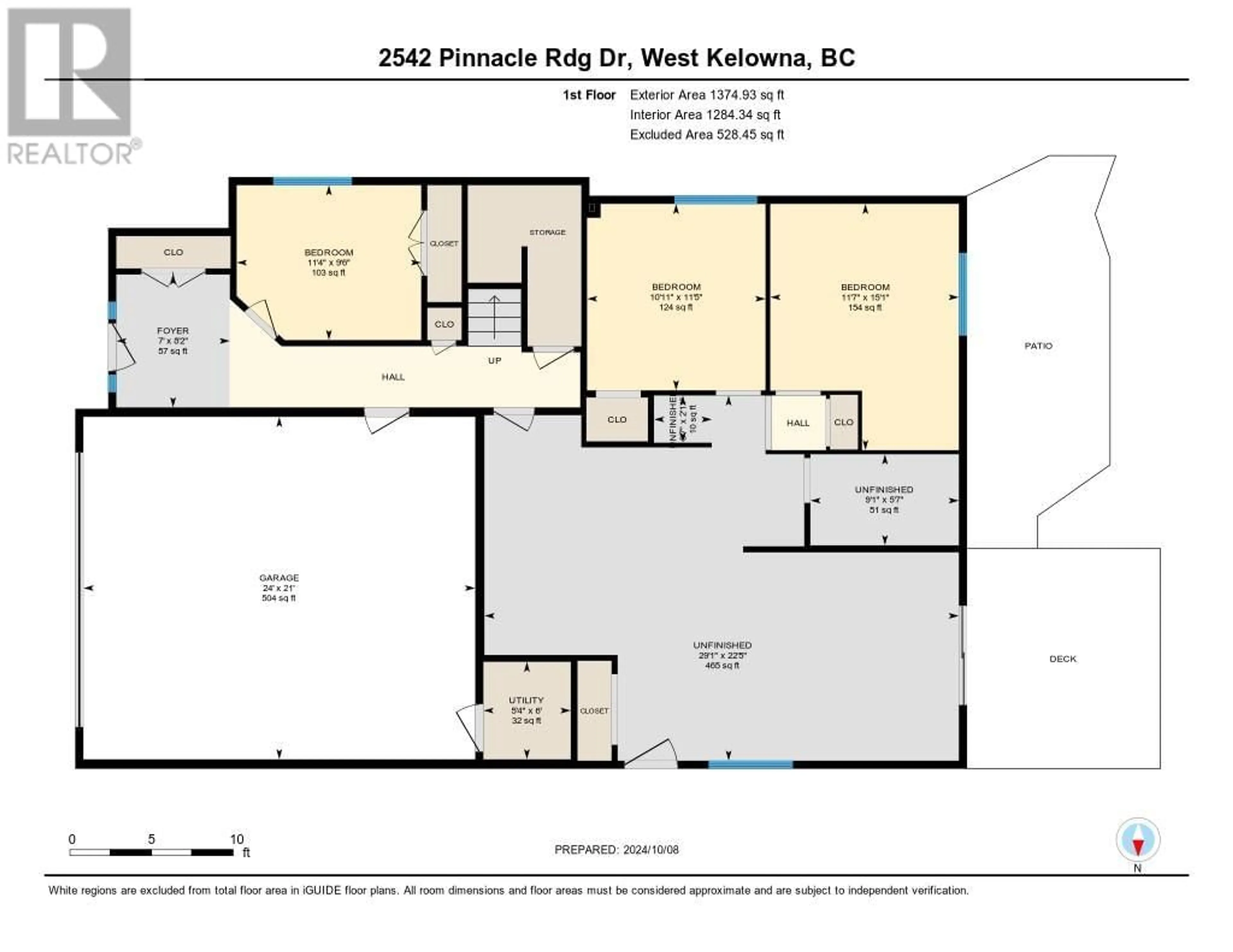 Floor plan for 2542 Pinnacle Ridge Drive, West Kelowna British Columbia V4T0E3