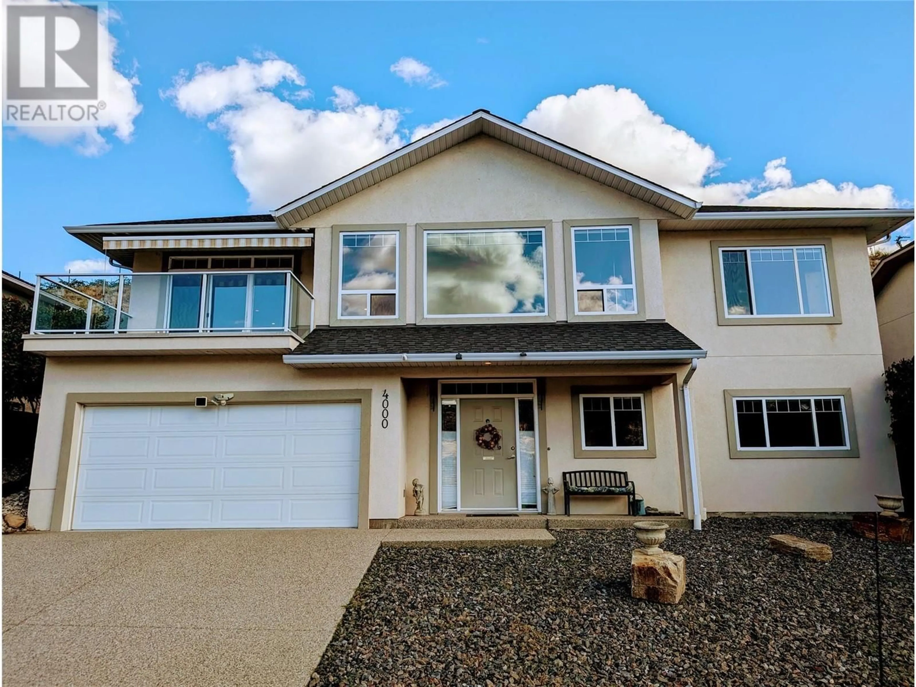 Home with vinyl exterior material, street for 4000 FINNERTY ROAD, Penticton British Columbia V2A8W2