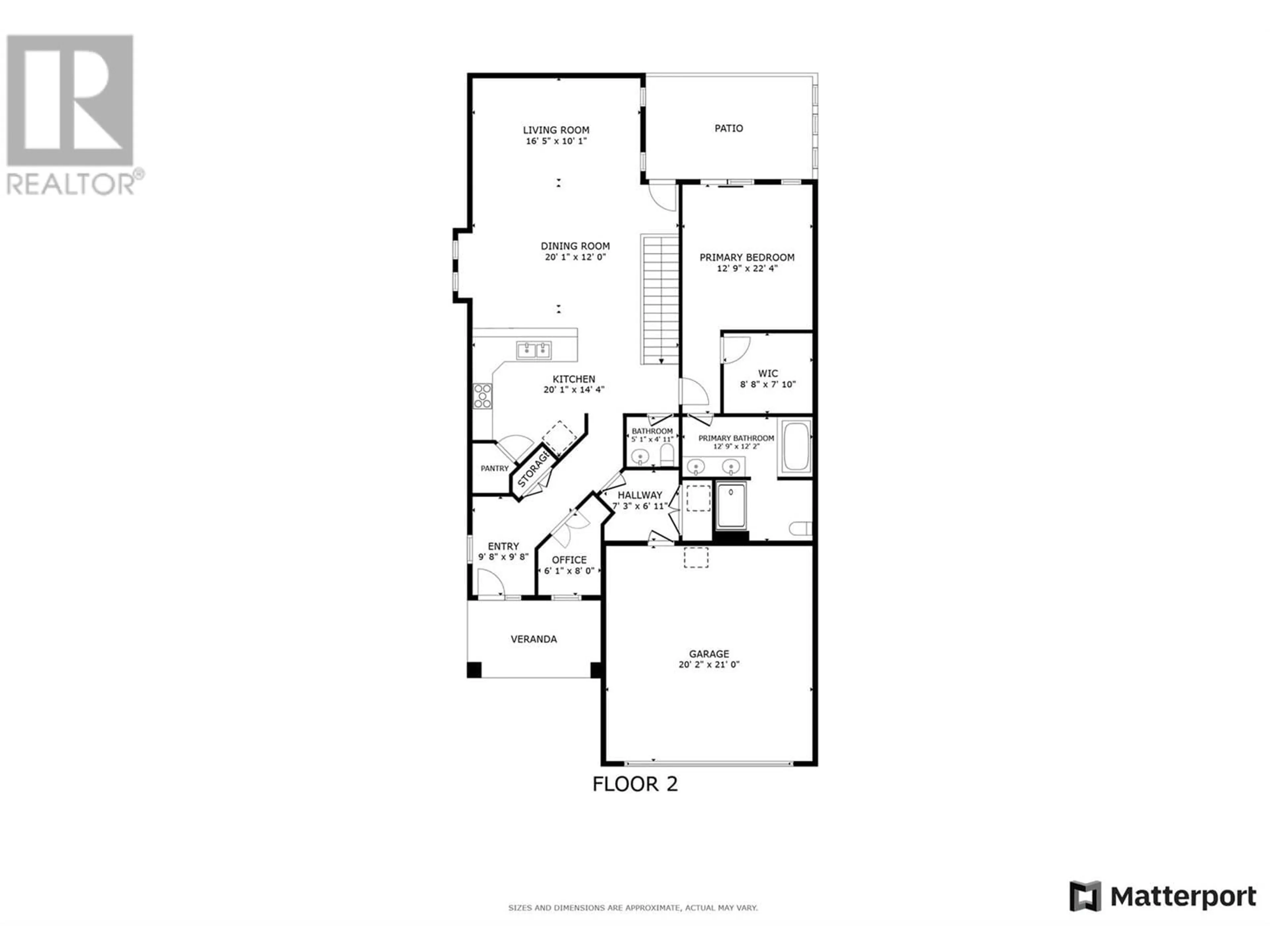 Floor plan for 1836 Tower Ranch Boulevard Unit# 1, Kelowna British Columbia V1P1S8