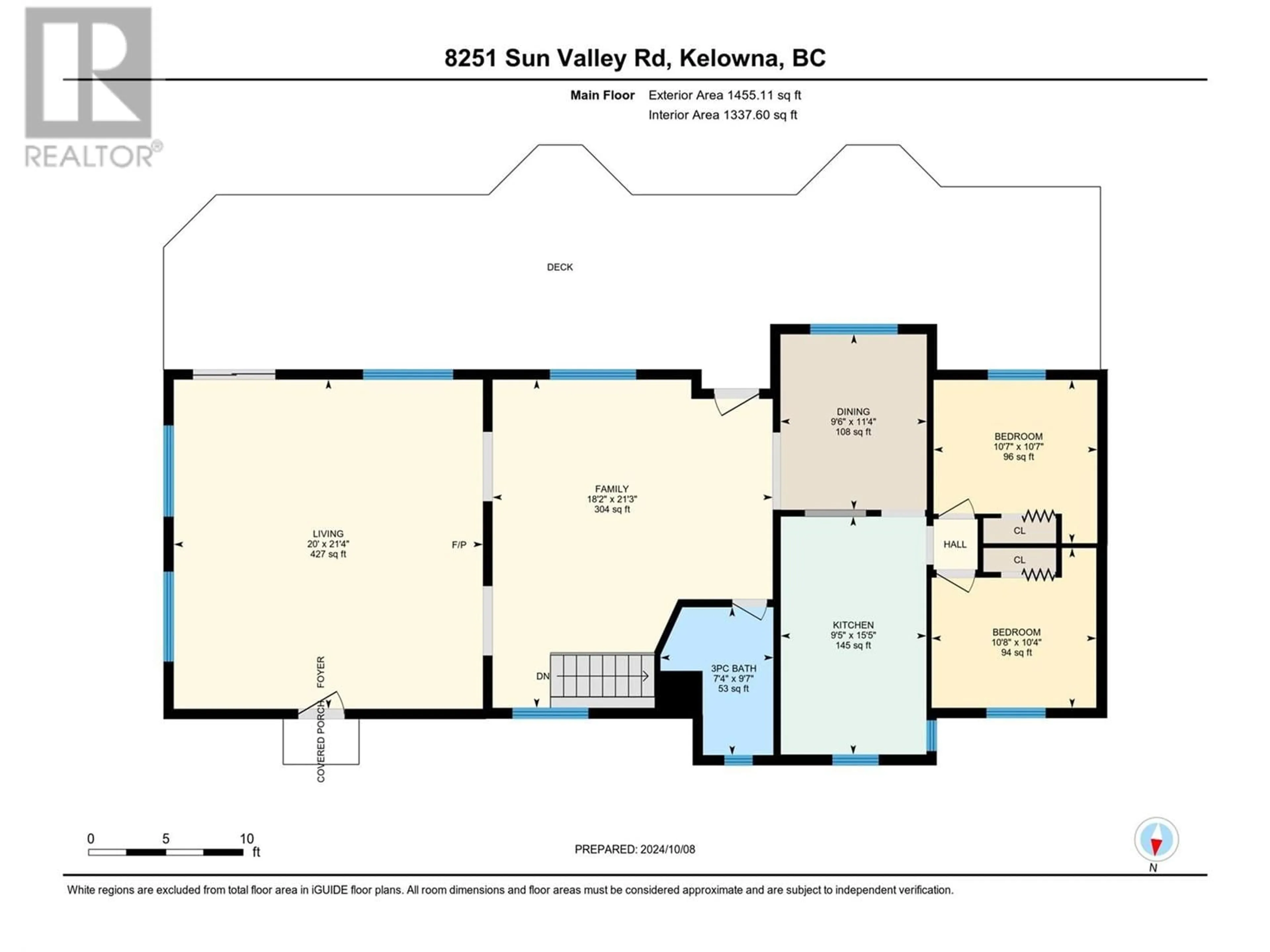 Floor plan for 8251 SUN VALLEY Road, Kelowna British Columbia V1P1J3