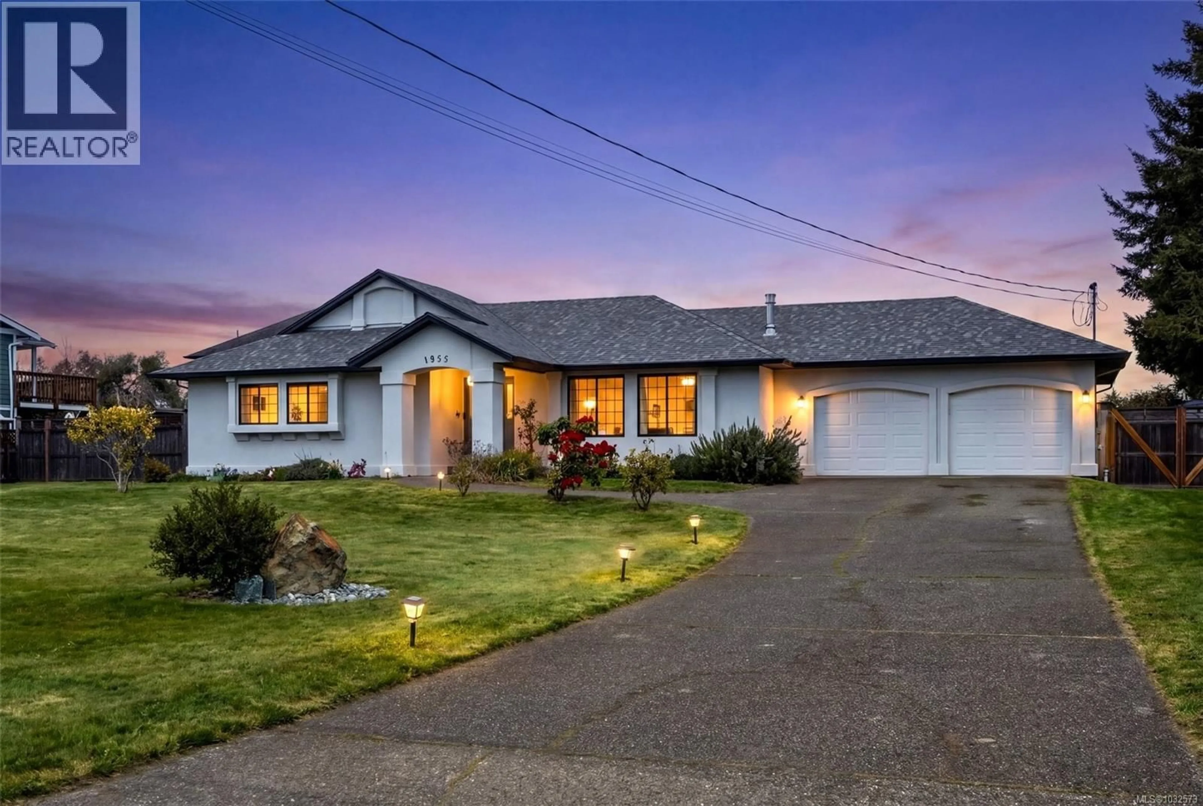 Home with vinyl exterior material, street for 1955 CALDWELL ROAD, Sooke British Columbia V9Z0P6