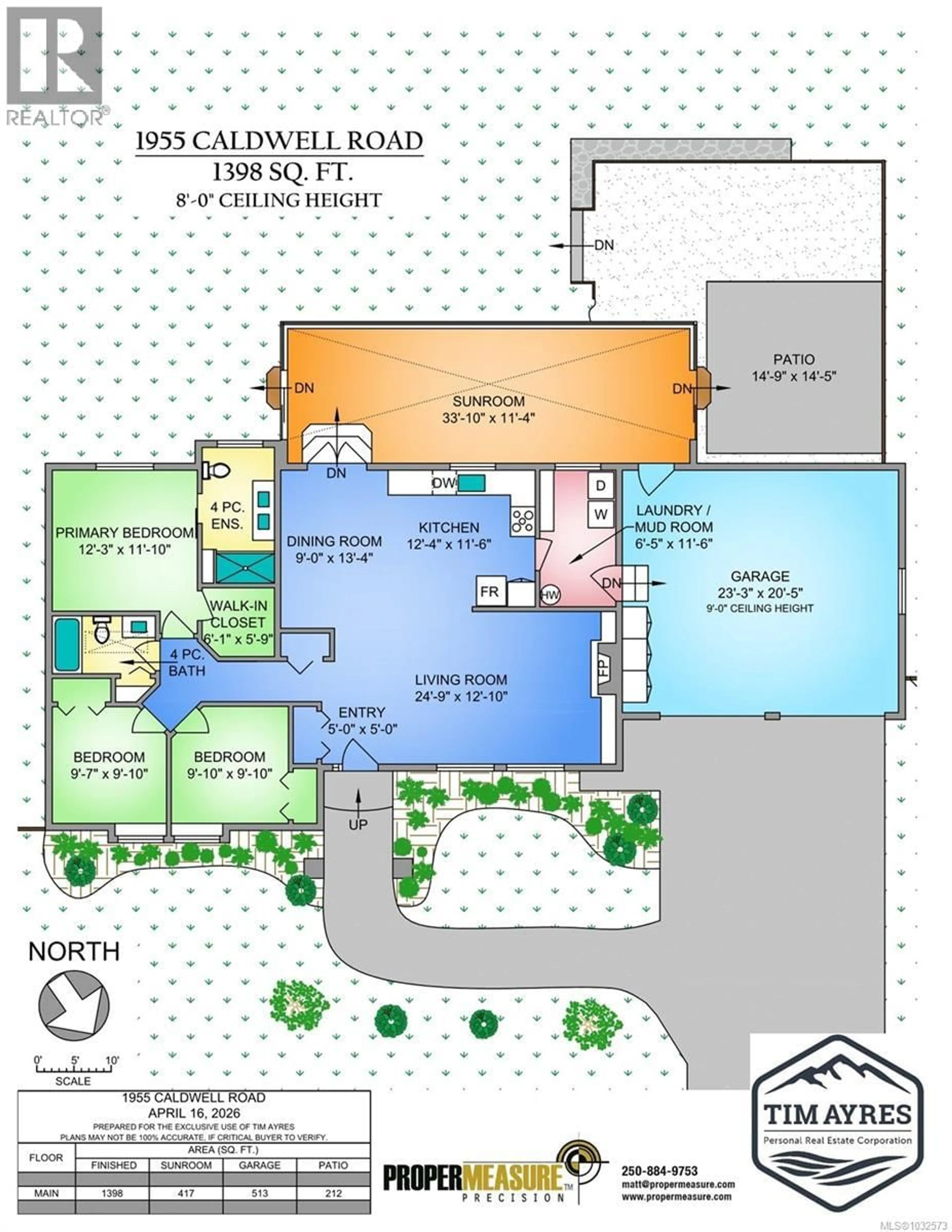Floor plan for 1955 CALDWELL ROAD, Sooke British Columbia V9Z0P6