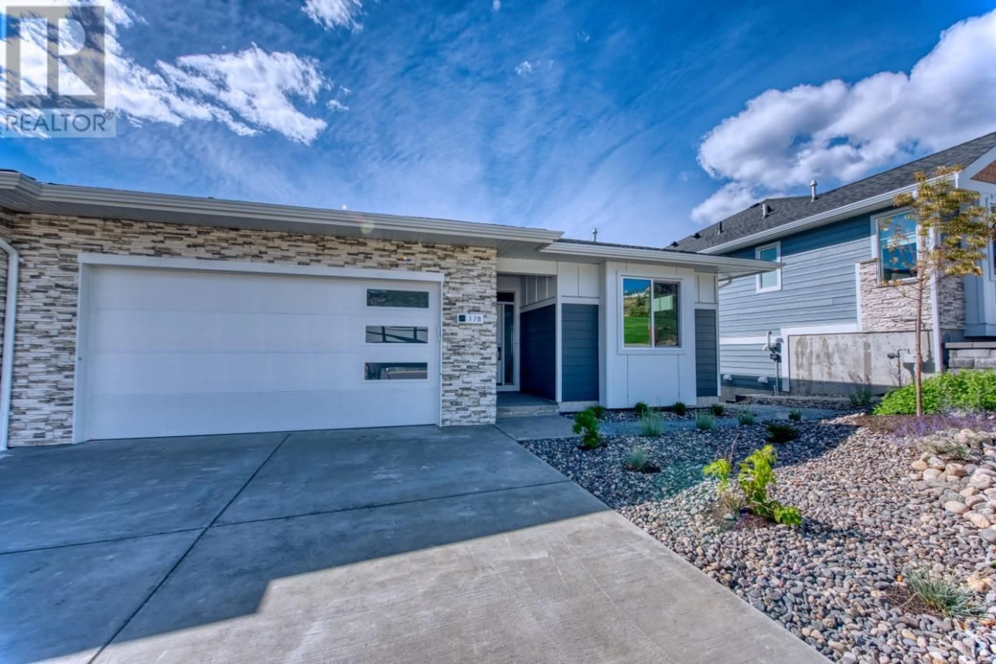 Home with vinyl exterior material, street for 178 WHISTLER PLACE, Vernon British Columbia V1B2Y2