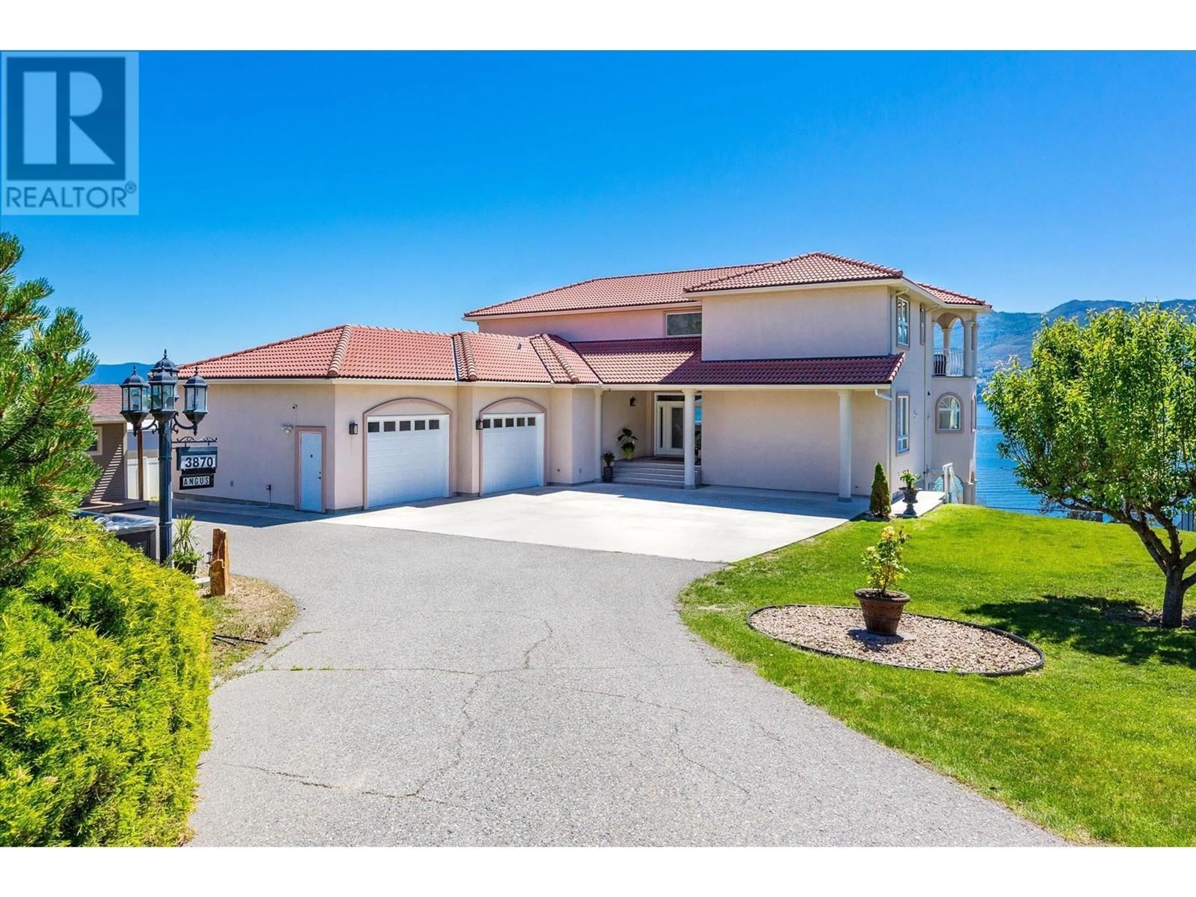 Frontside or backside of a home for 3870 Angus Drive, West Kelowna British Columbia V4T2J8