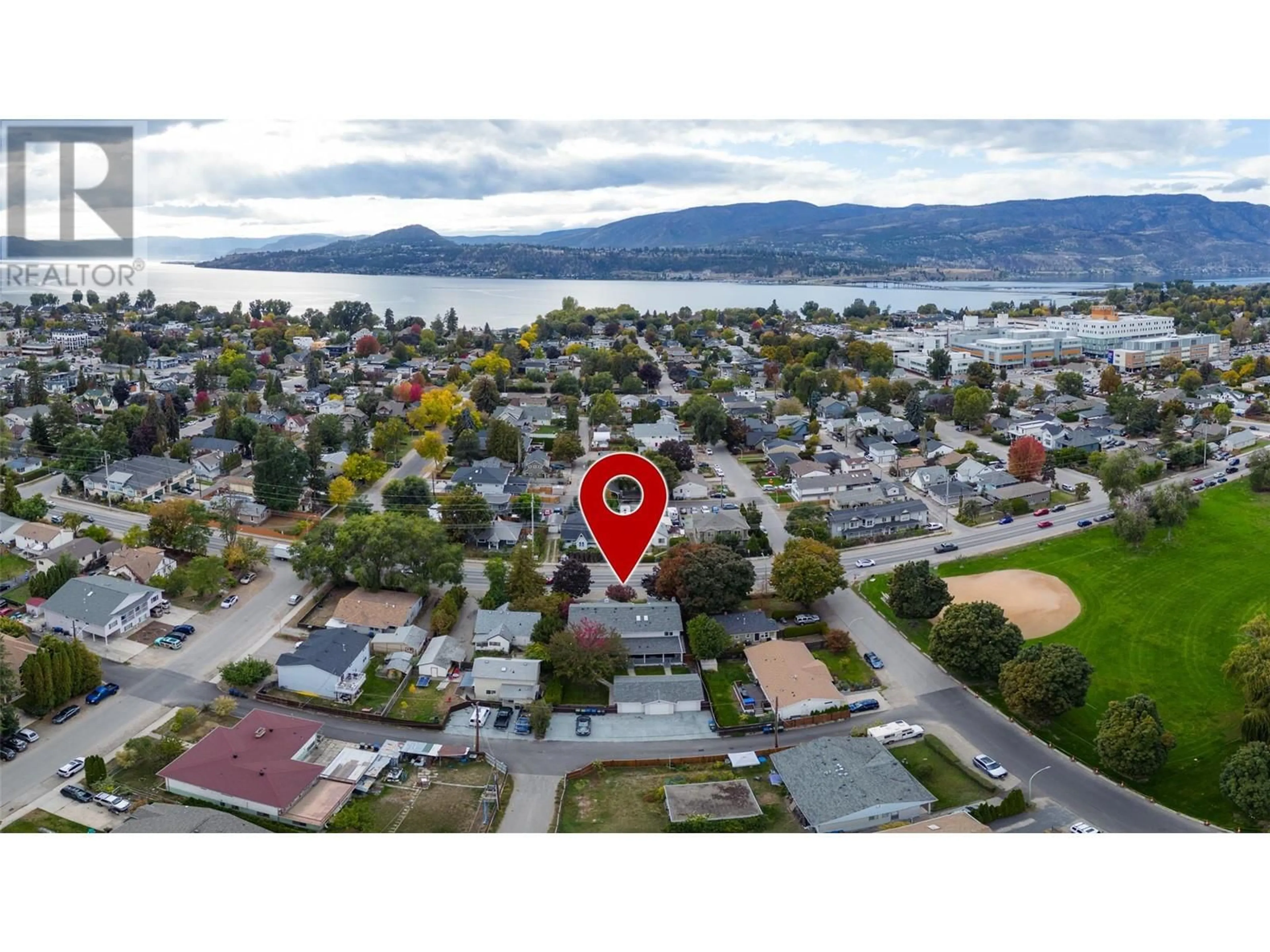 A pic from exterior of the house or condo, the street view for 2419 Richter Street, Kelowna British Columbia V1Y2P5