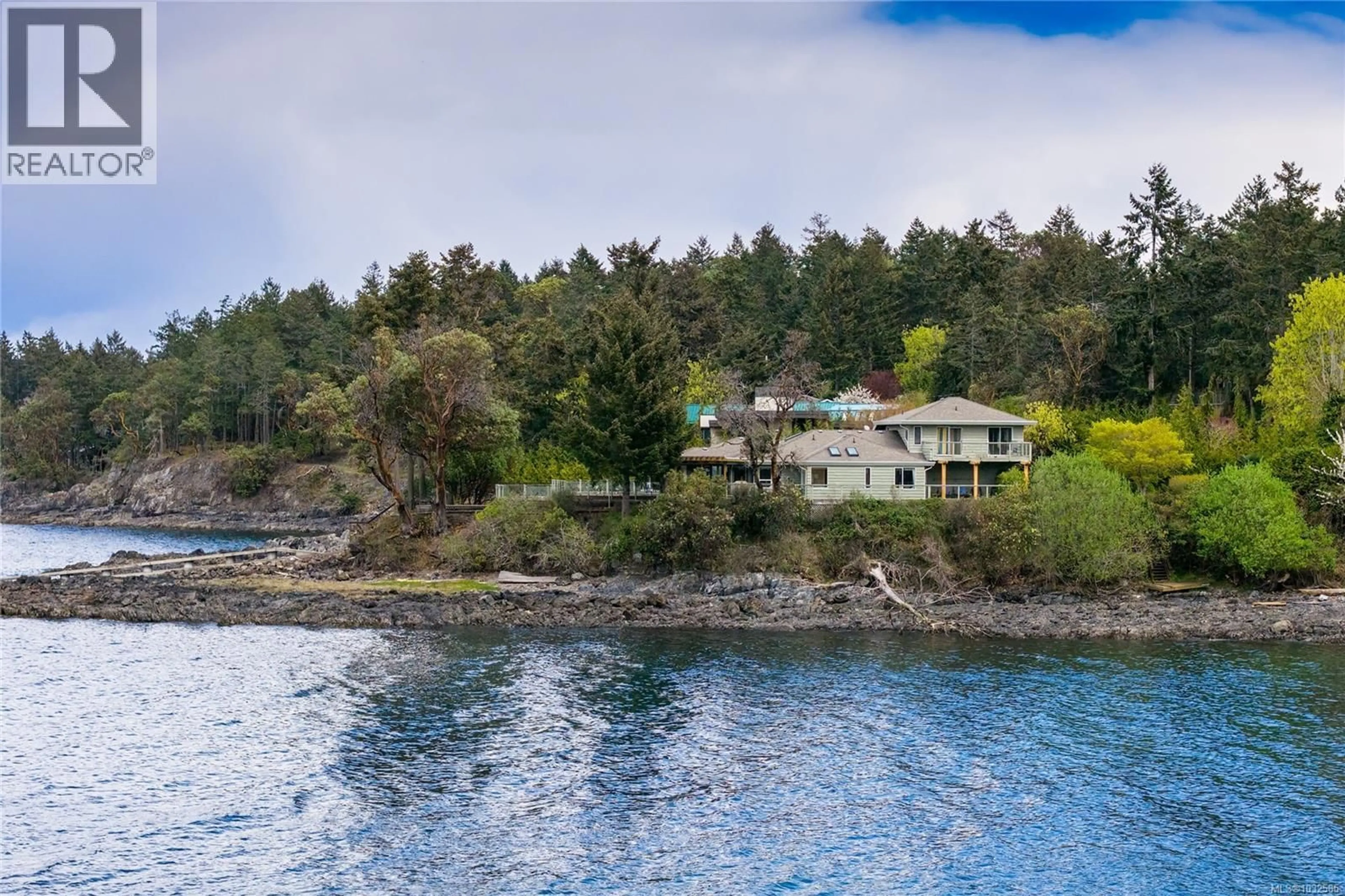 A pic from outside/outdoor area/front of a property/back of a property/a pic from drone, water/lake/river/ocean view for 1545 DORCAS POINT ROAD, Nanoose Bay British Columbia V9P6B4