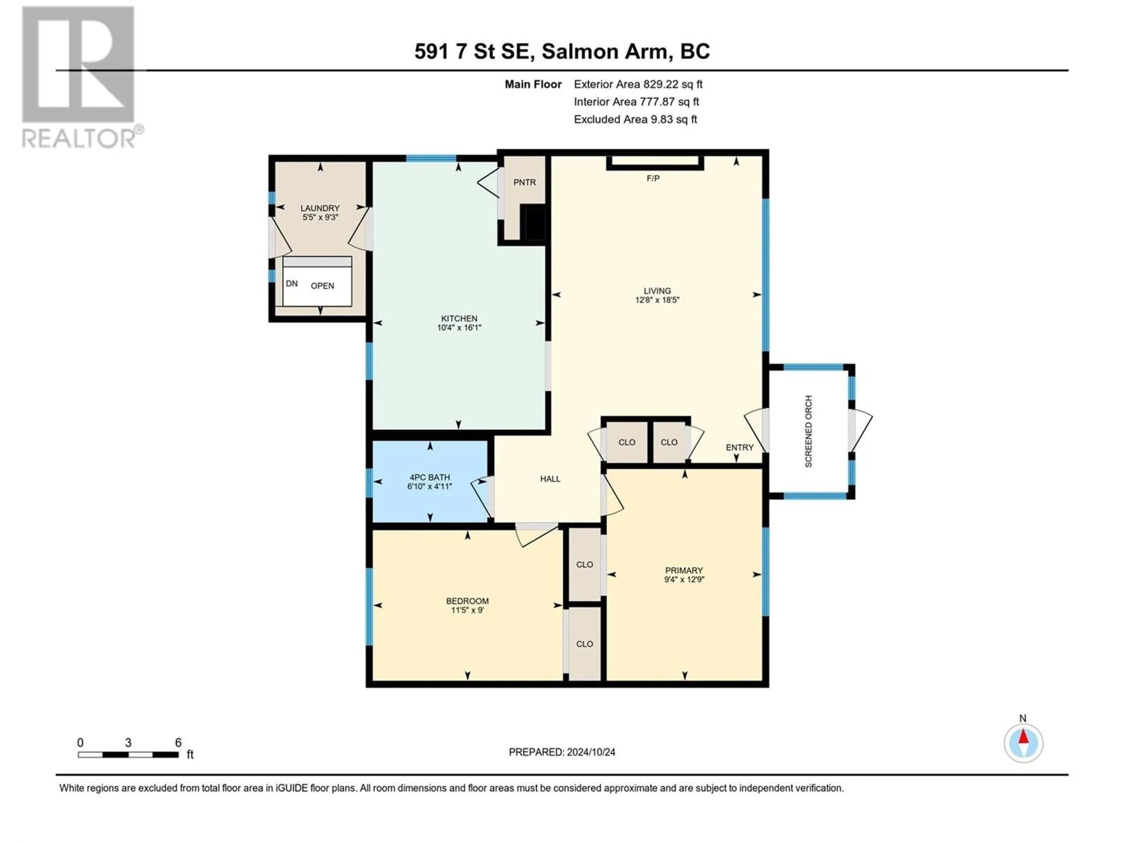 Floor plan for 591 7 Street SE, Salmon Arm British Columbia V1E4E6