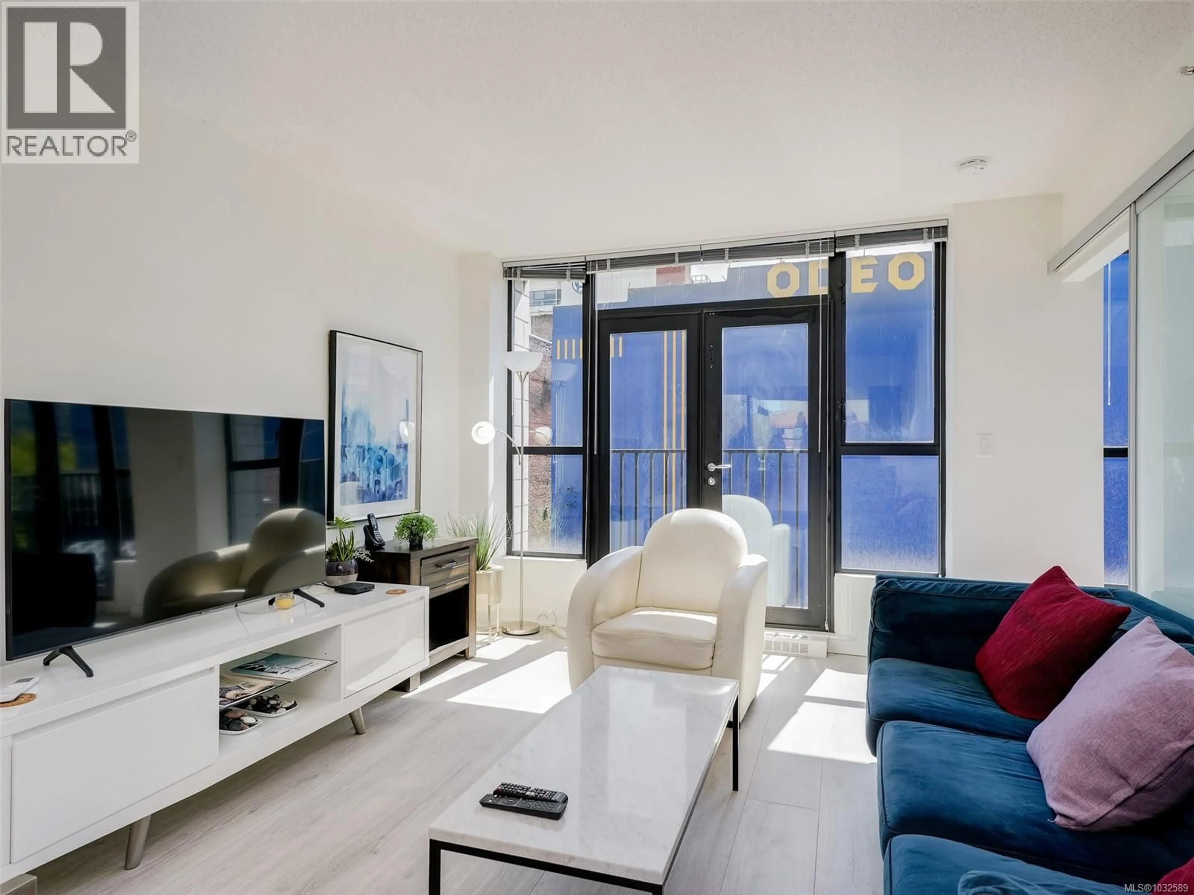 Living room with furniture, unknown for 304 - 760 JOHNSON STREET, Victoria British Columbia V8W0A4